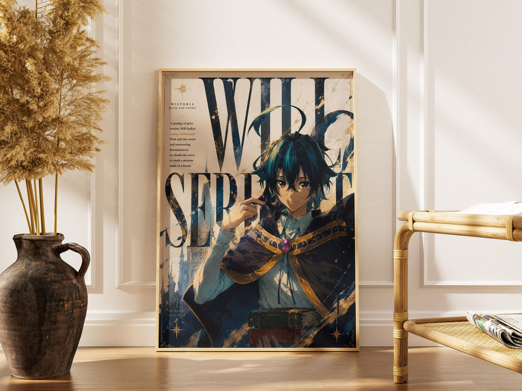Will Serfort Poster - Wistoria Wand and Sword Anime Wall Art Print