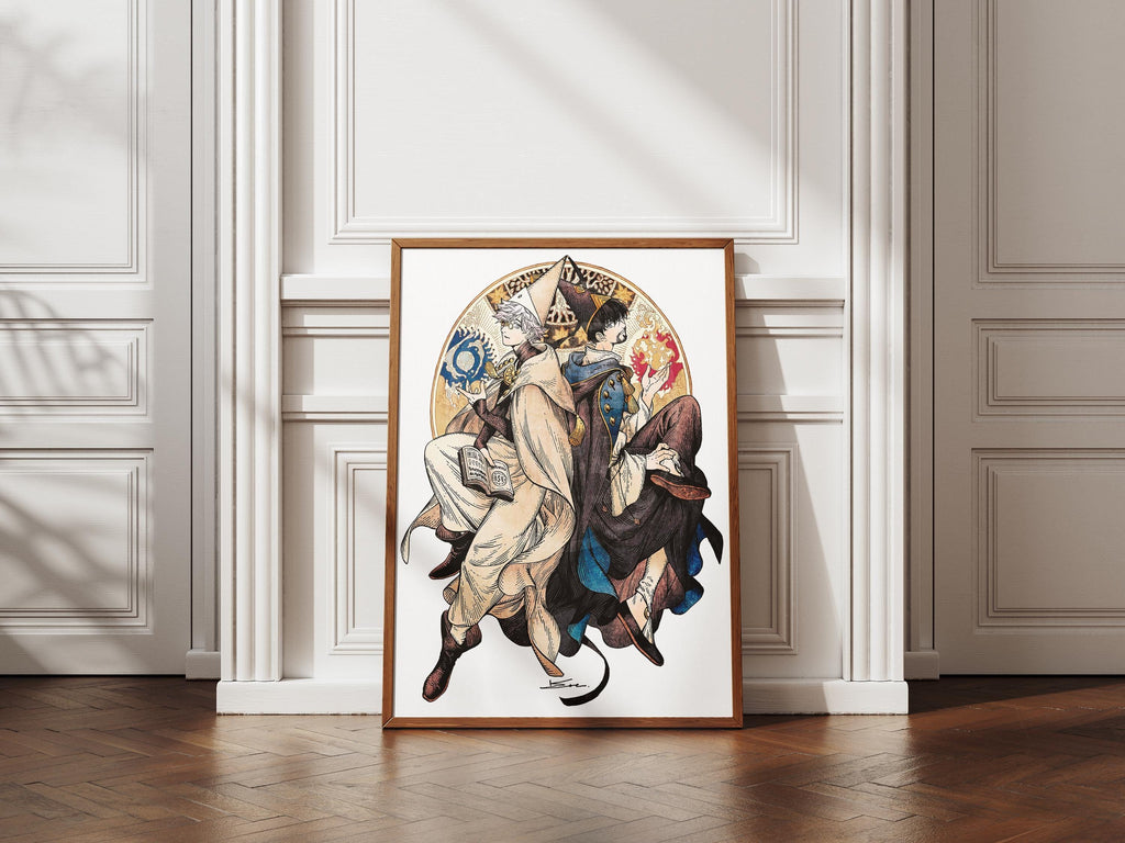 Witch Hat Atelier Poster – Qifrey Magic Print | Anime Wall Art, Premium Matte Paper
