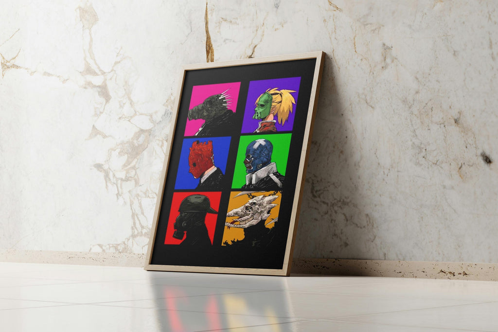 Dorohedoro Season 2 Poster – Anime Wall Art Featuring Caiman Nikaido & Ebisu Grid