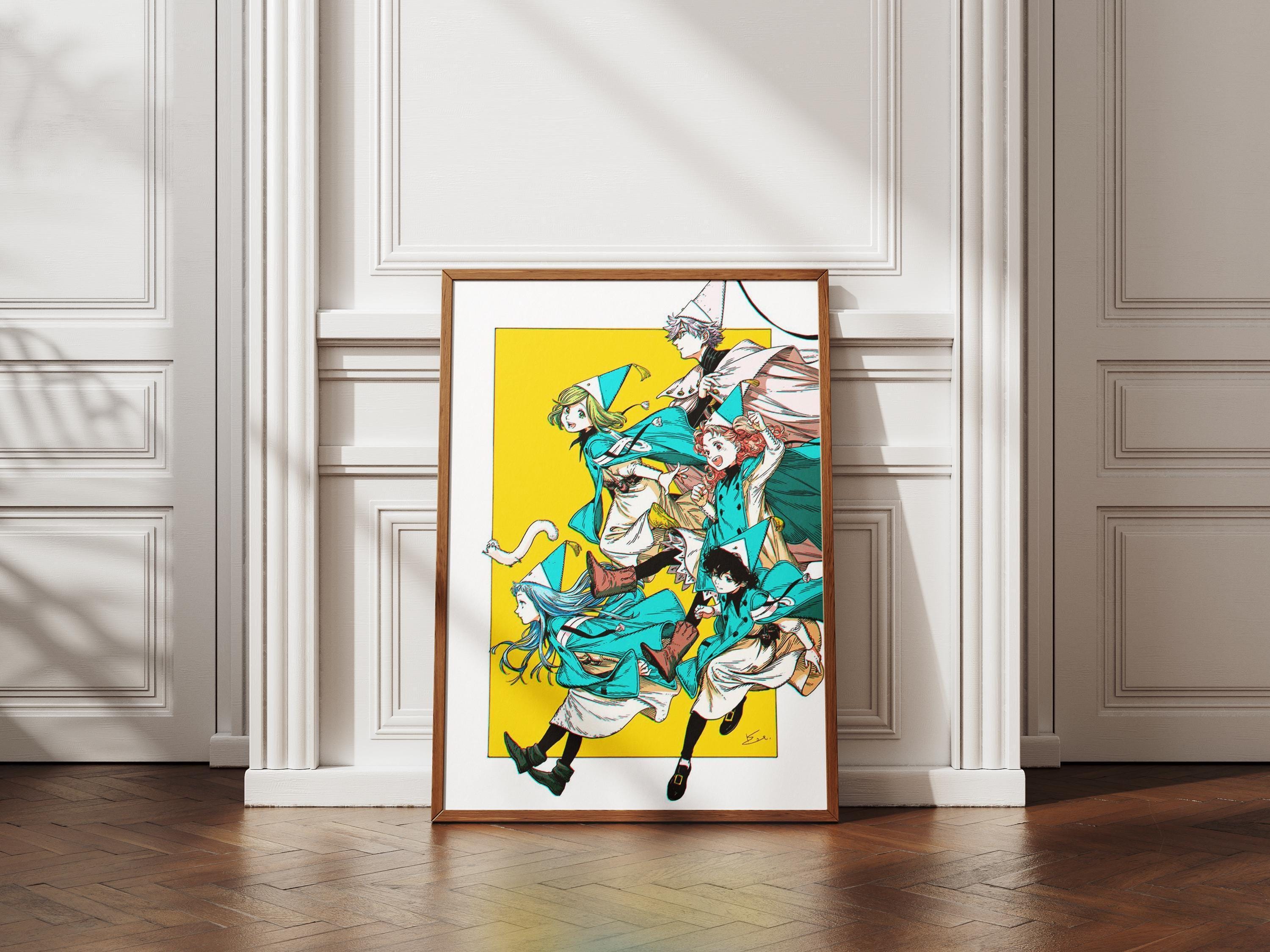 Witch Hat Atelier Poster – Fantasy Anime Wall Art Featuring Coco & Qifrey Magic