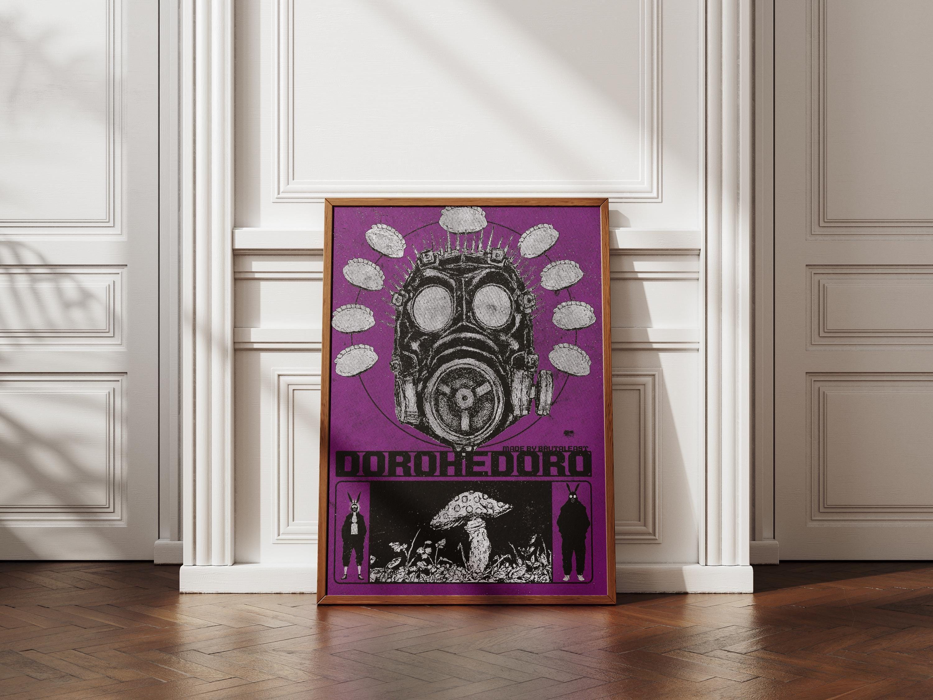Dorohedoro Caiman Poster - Season 2 Wall Art | Horror Anime Print
