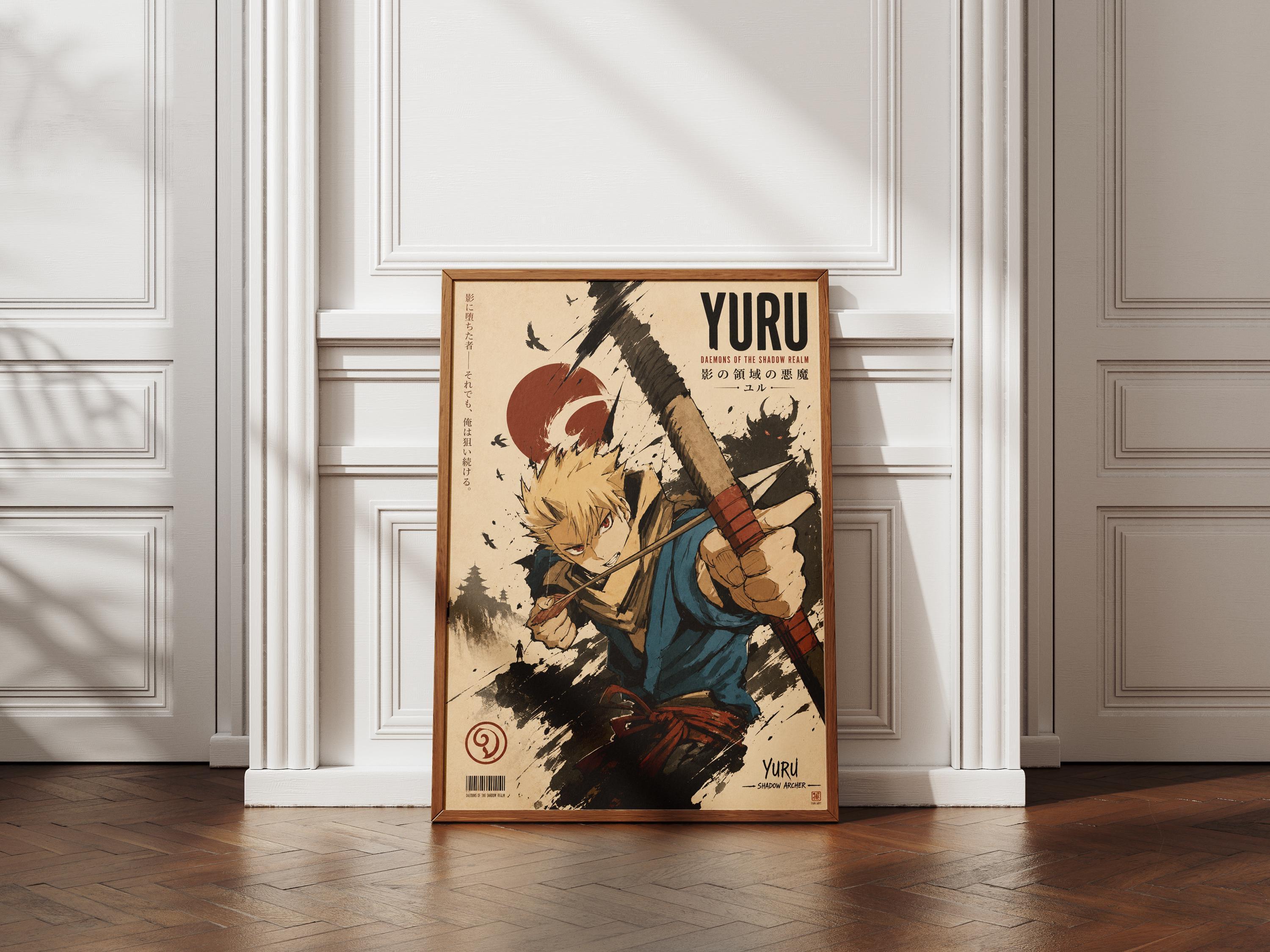 Póster de Yuru Daemons of the Shadow Realm - Arte mural de anime de Yomi no tusgai