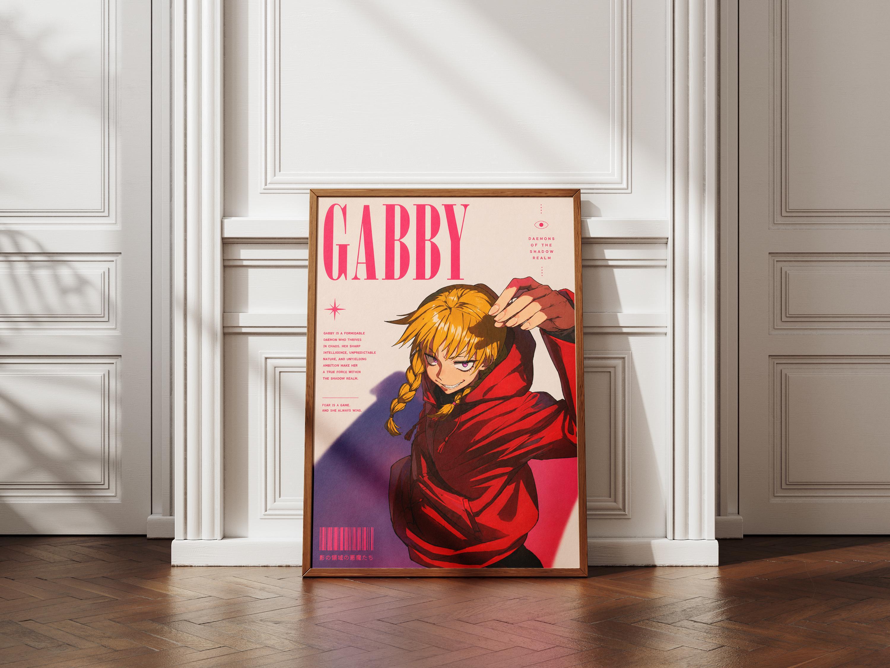 Lámina de Gabby Daemons of the Shadow Realm – Póster del anime Yomi no Tsugai