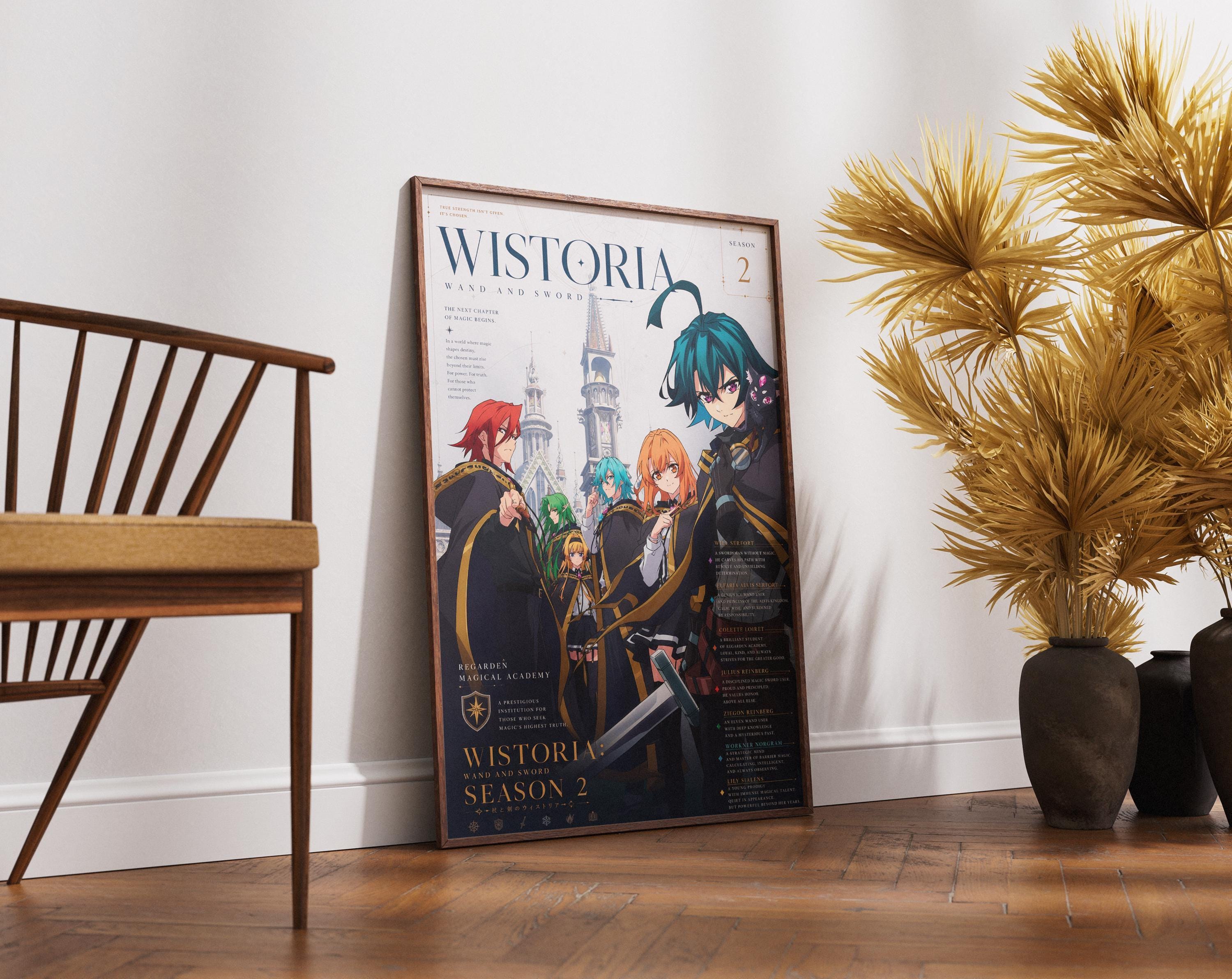 Wistoria Anime Poster – Wand and Sword Season 2 Full Cast Premium Matte Print