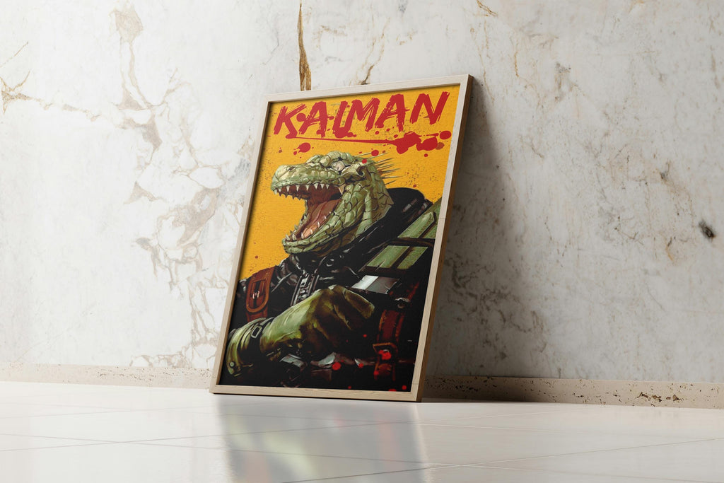 Dorohedoro Caiman Poster - Horror Anime Wall Art | Premium Matte Paper Print