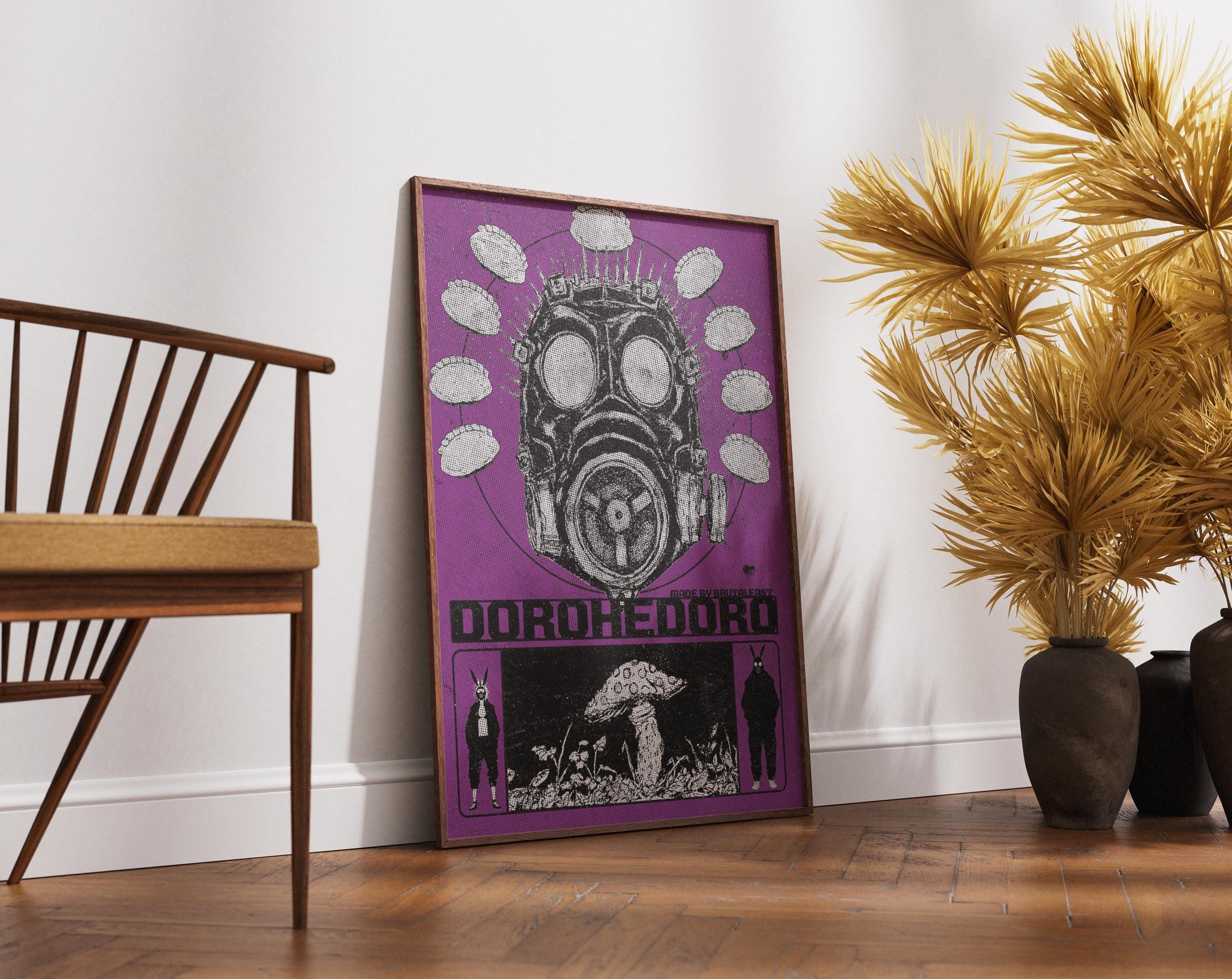 Dorohedoro Caiman Poster - Season 2 Wall Art | Horror Anime Print