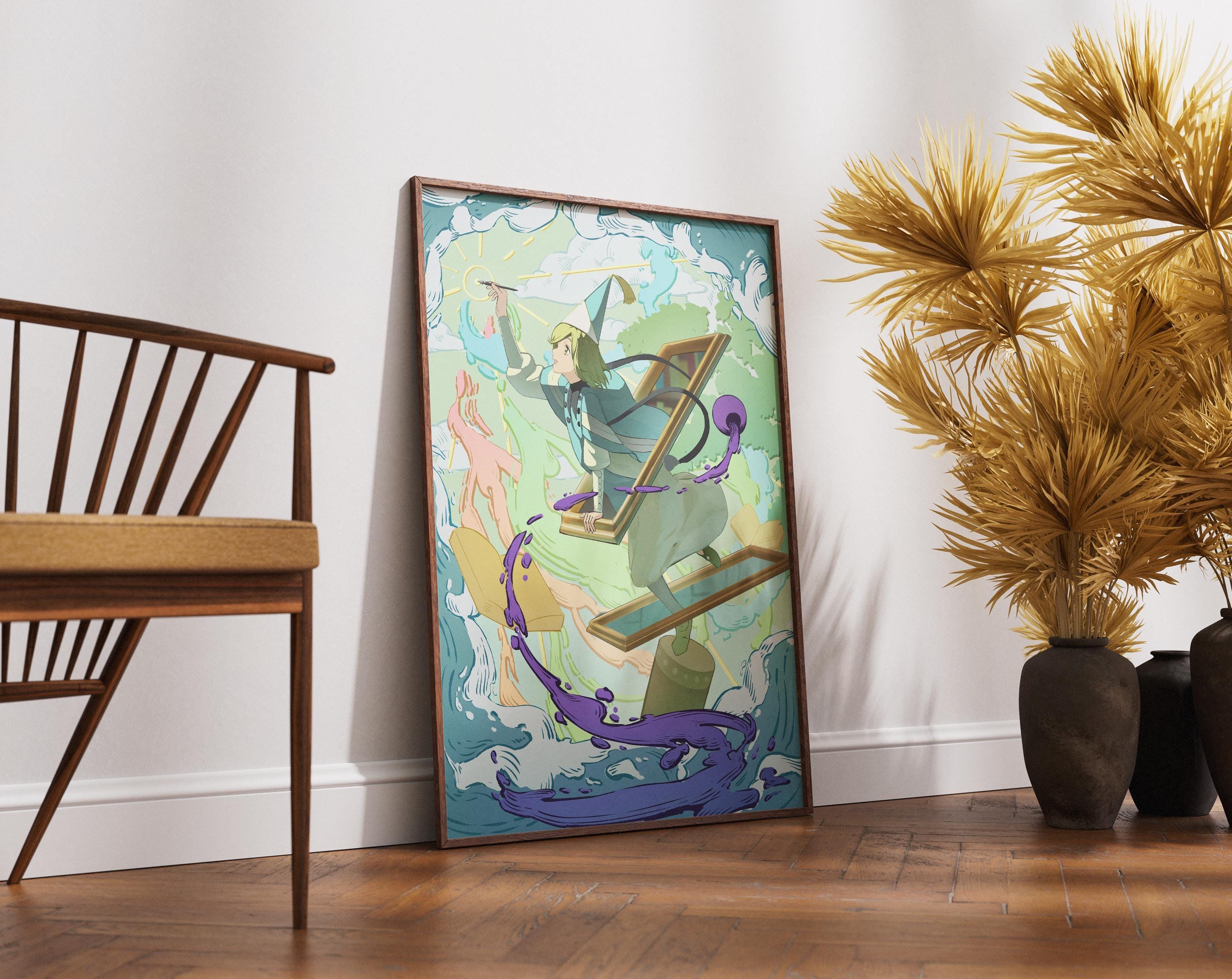 Witch Hat Atelier Poster – Fantasy Anime Wall Art Featuring Coco & Qifrey Magic
