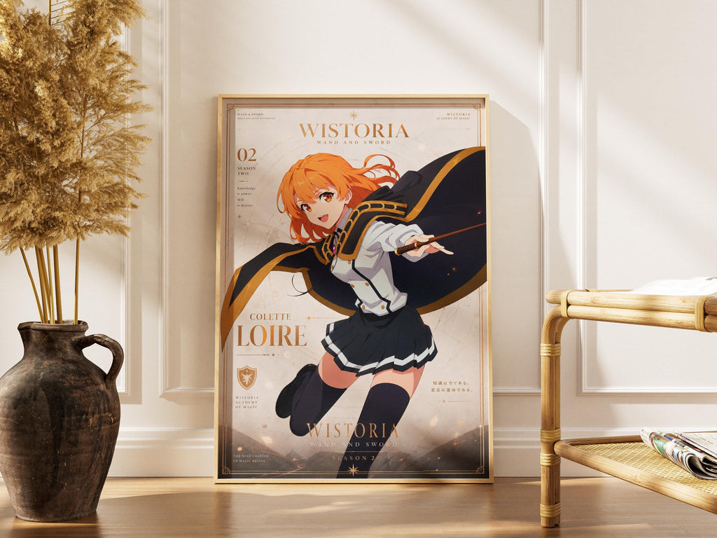 Colette Loire Poster – Wistoria Anime Print | Season 2 Tsue to Tsurugi Art
