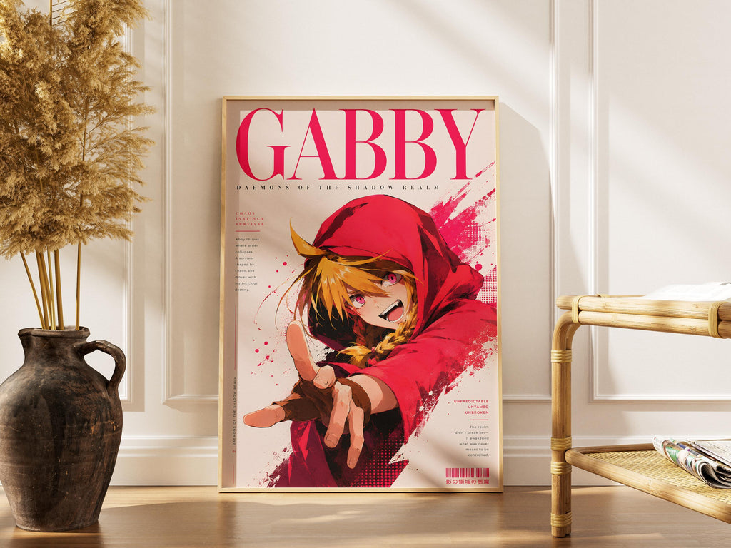 Lámina de Gabby Daemons of the Shadow Realm – Póster del anime Yomi no Tsugai