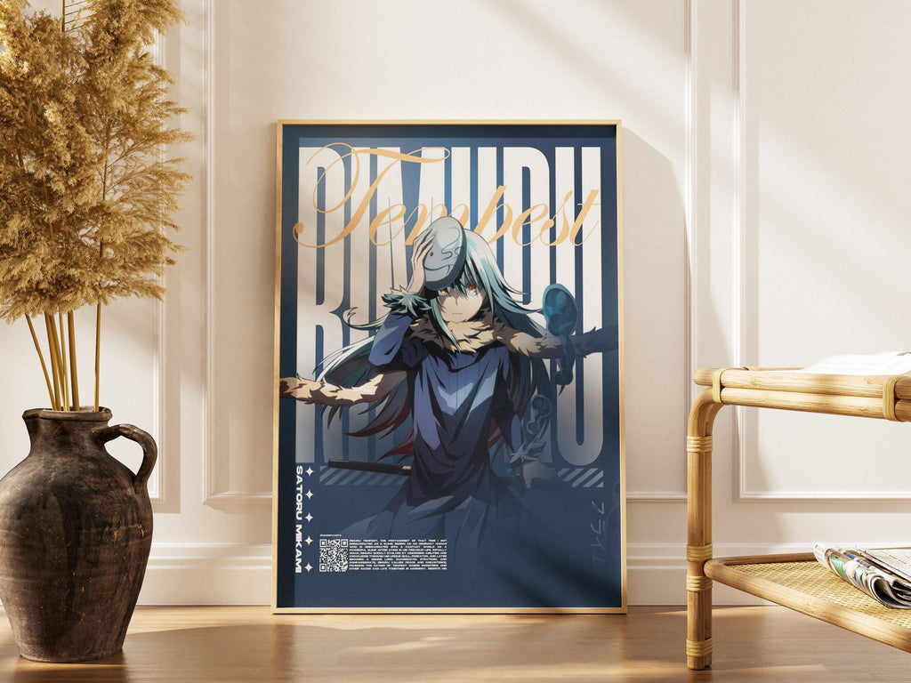 Rimuru Tempest Poster - Premium Anime Wall Art Print | Slime Season 4 Vibrant Colors