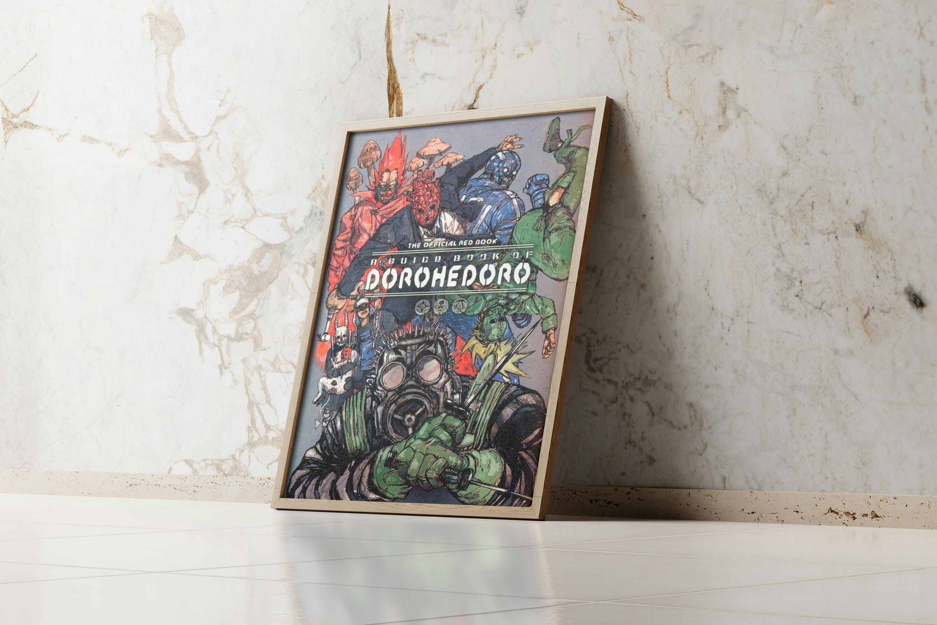 Dorohedoro Red Book Poster – Official Guide Print | Season 2 Horror Anime Wall Art