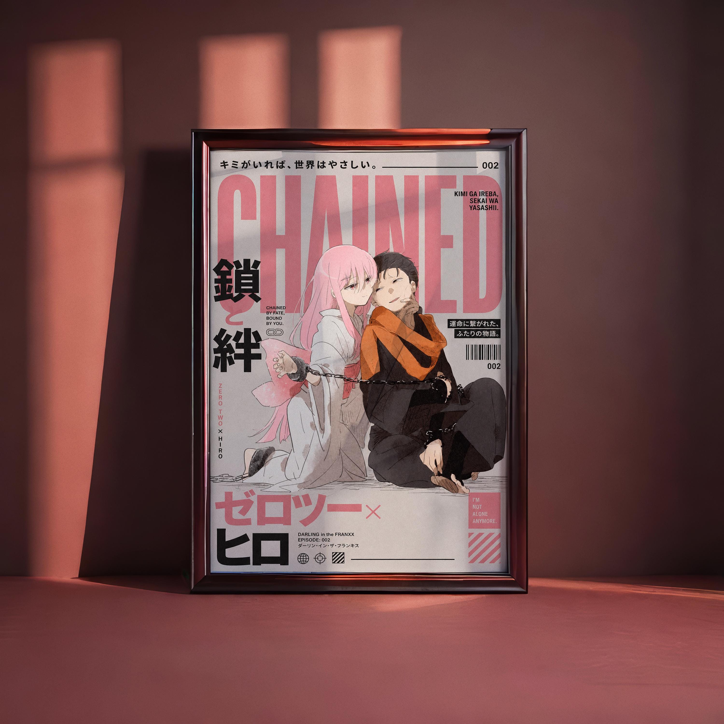 Póster de anime mate con arte mural de Re:Zero: Subaru Natsuki y Ram
