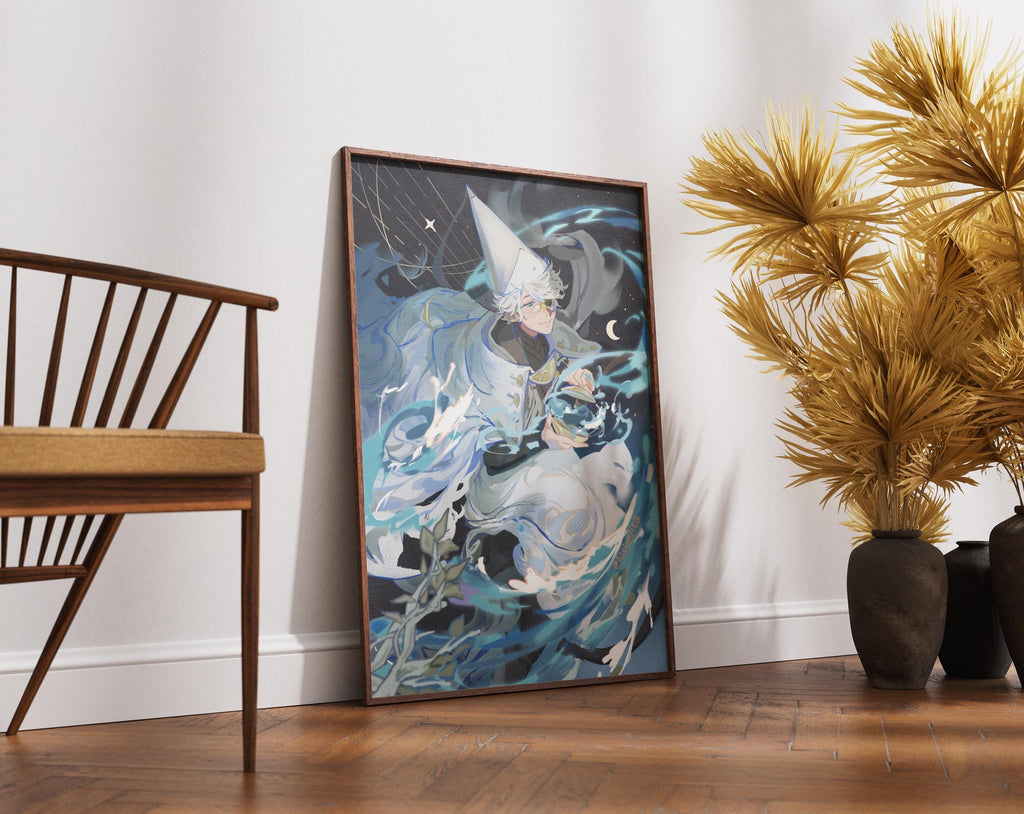 Witch Hat Atelier Qifrey Poster - Wall Art Anime Gift Print