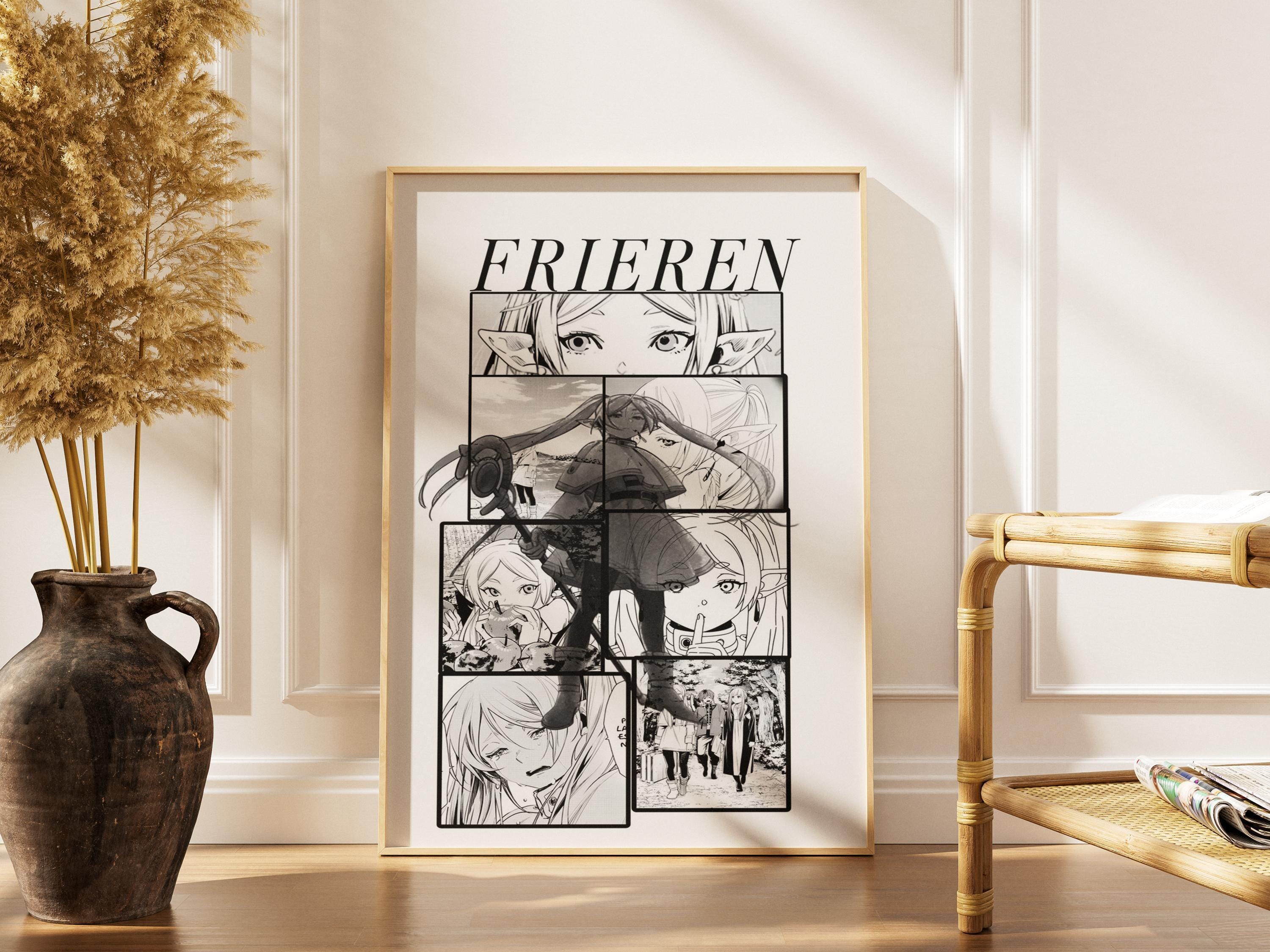 Frieren Anime Poster – Fantasy Wall Print | Elf Mage Poster on Premium Matte Paper