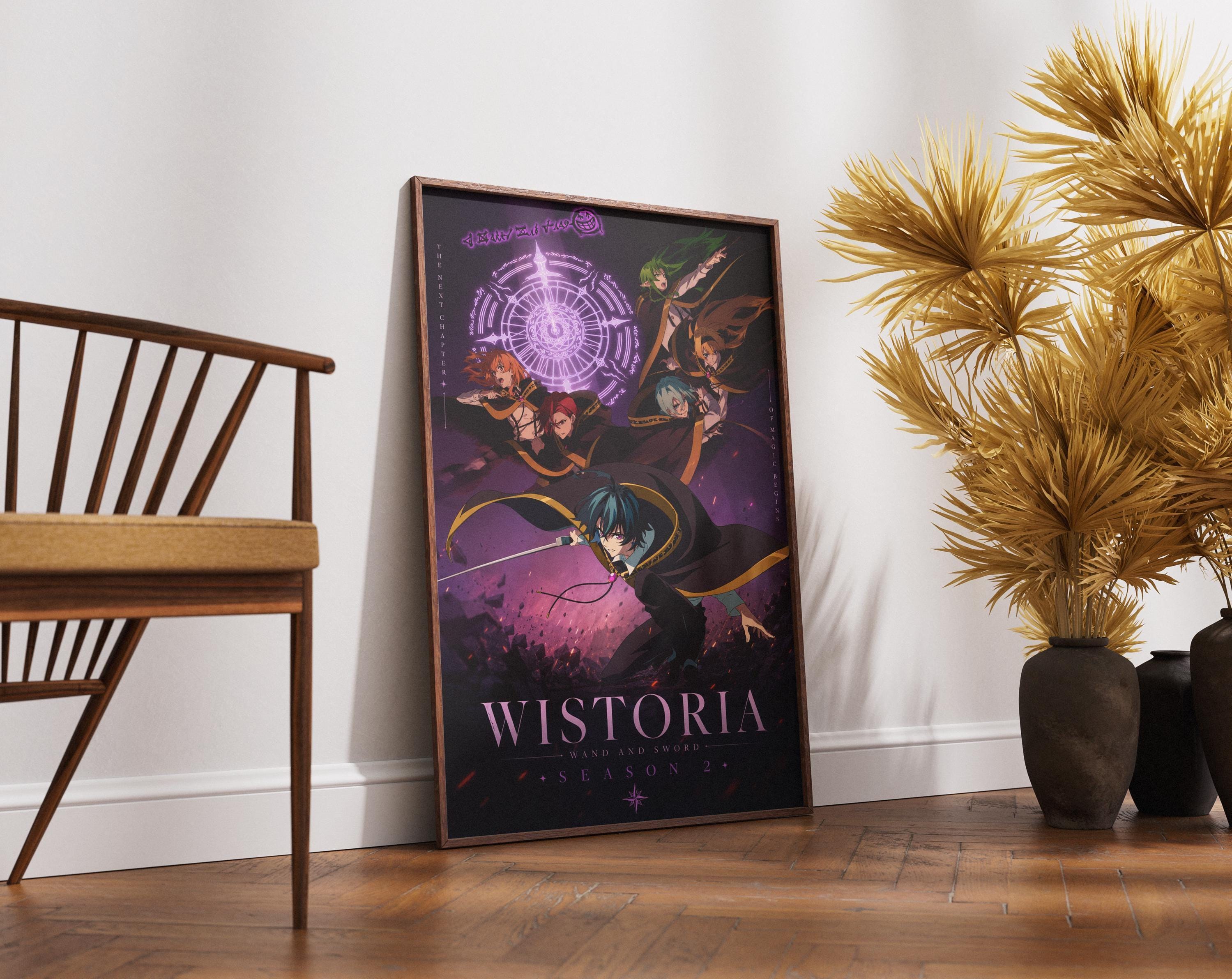 Wistoria Anime Poster – Season 2 Cast Print Featuring Will, Colette & Elfaria Art