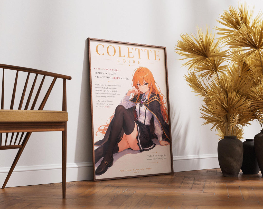 Colette Loire Anime Poster - Wistoria Season 2 Fantasy Print | Premium Matte Wall Art