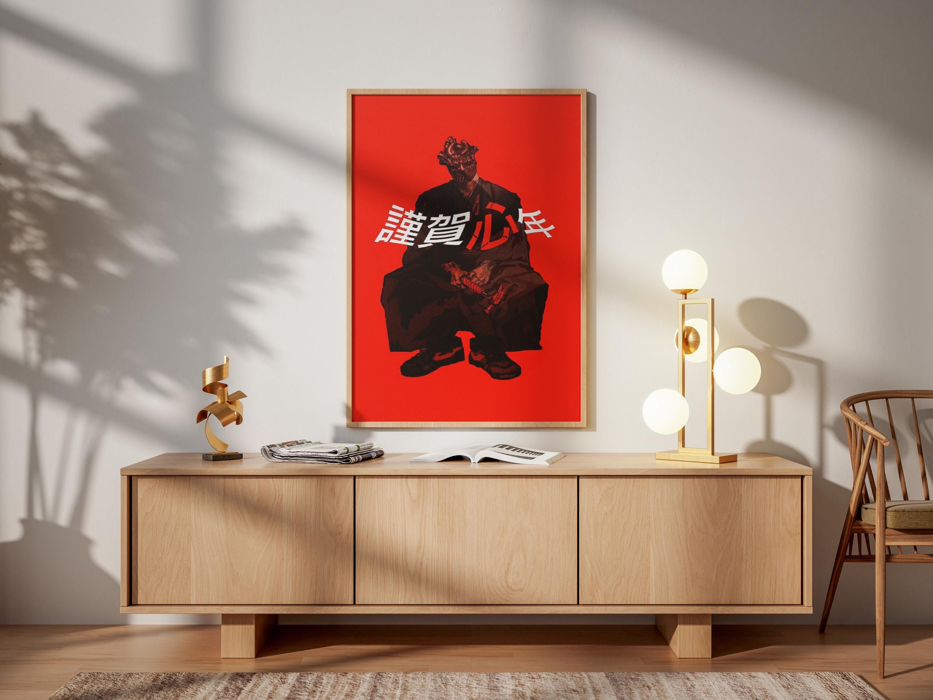 Dorohedoro Shin Poster – Season 2 Poster Print | Red New Year Art on Premium Matte Paper