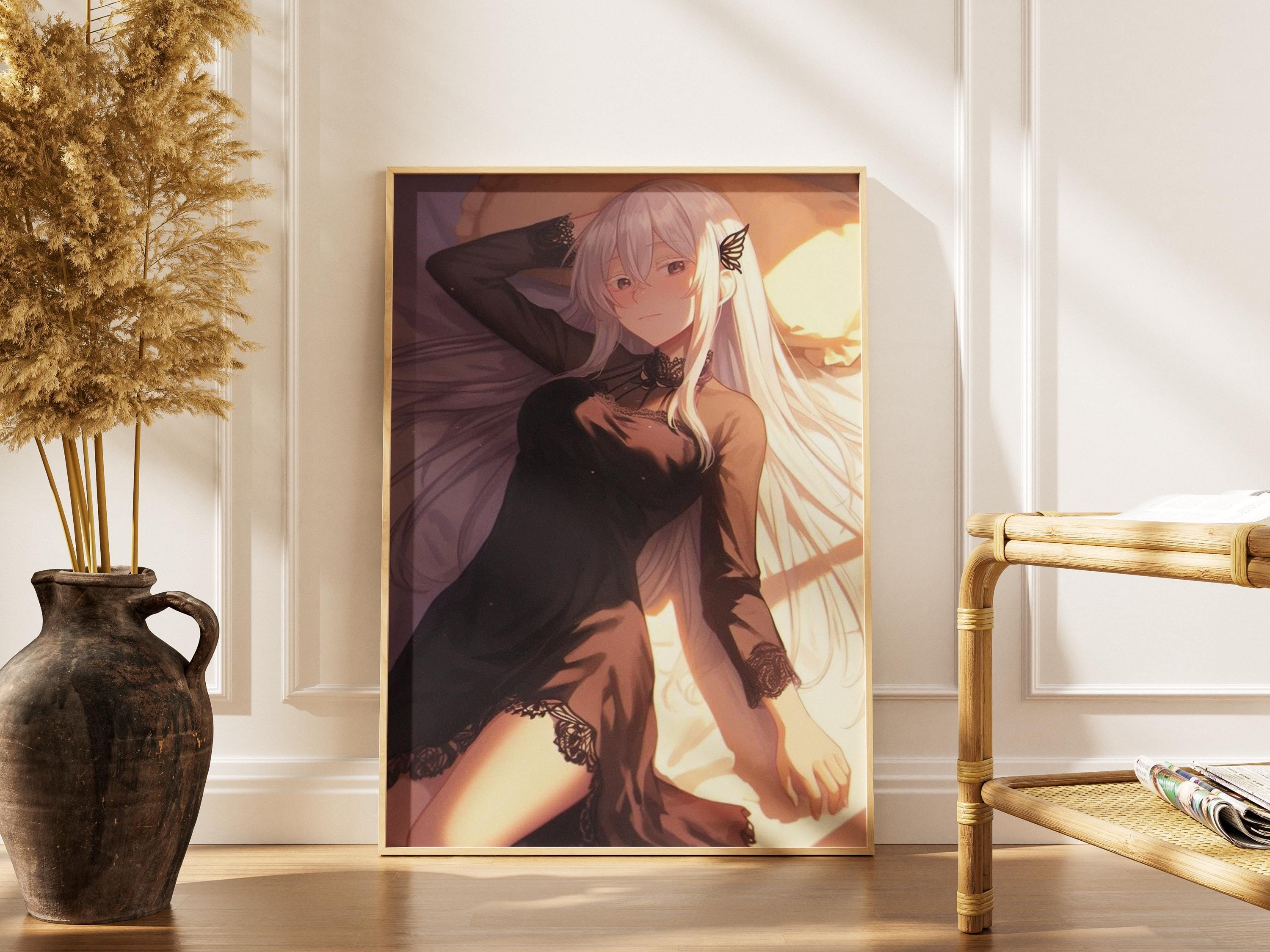Re Zero Emilia Poster – Witch of Greed Art on Premium Matte Paper Print