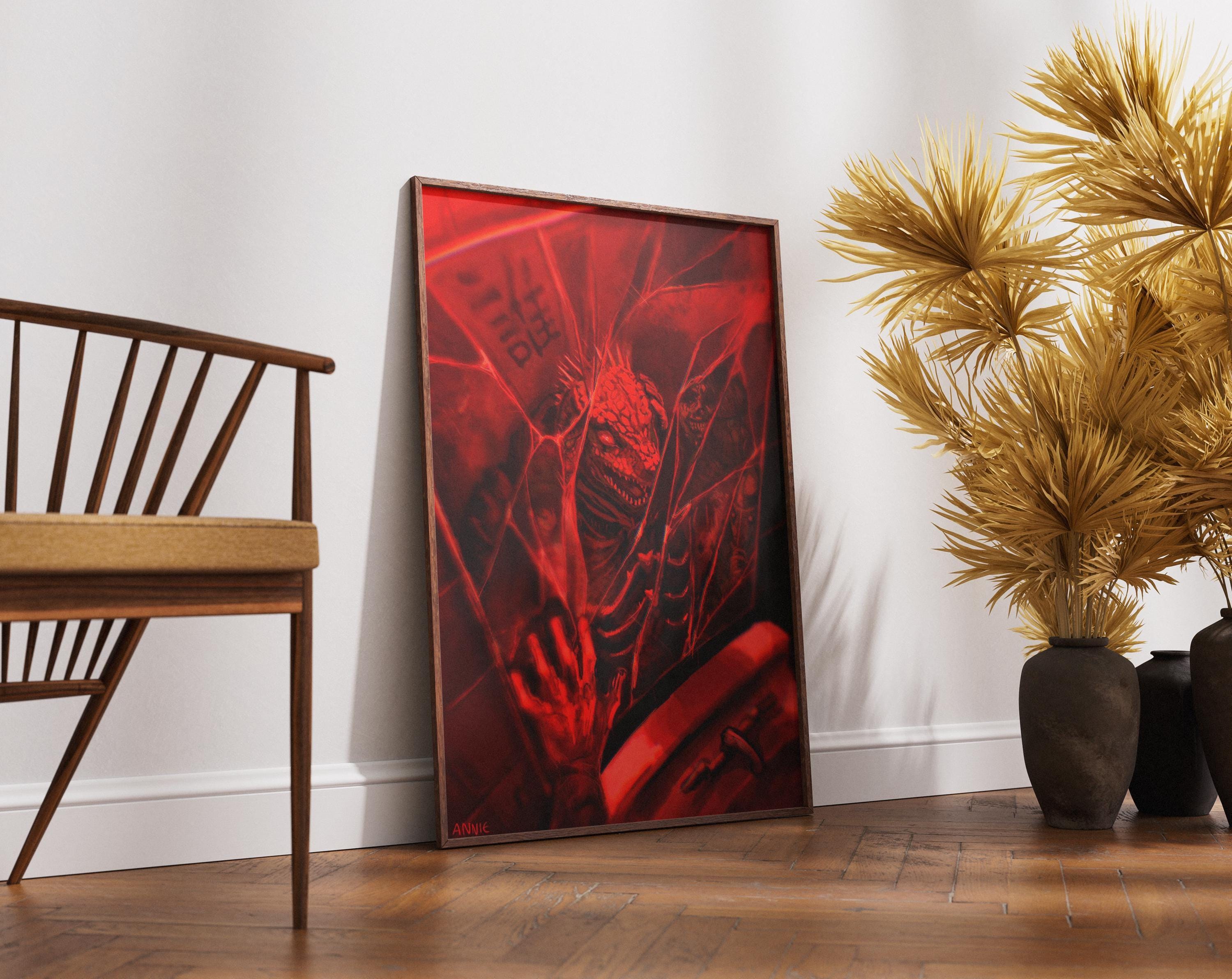 Dorohedoro Season 2 Poster – Caiman Anime Wall Art | Dark Fantasy Decor