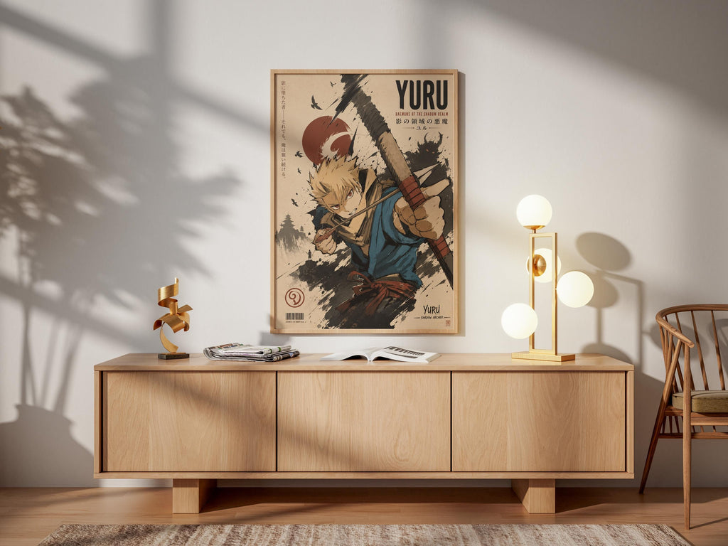 Yuru Daemons Poster – Dark Fantasy Anime Wall Art | Yomi no Tsugai Print