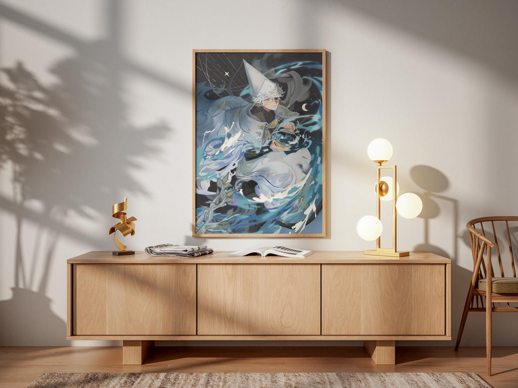 Witch Hat Atelier Qifrey Poster - Wall Art Anime Gift Print
