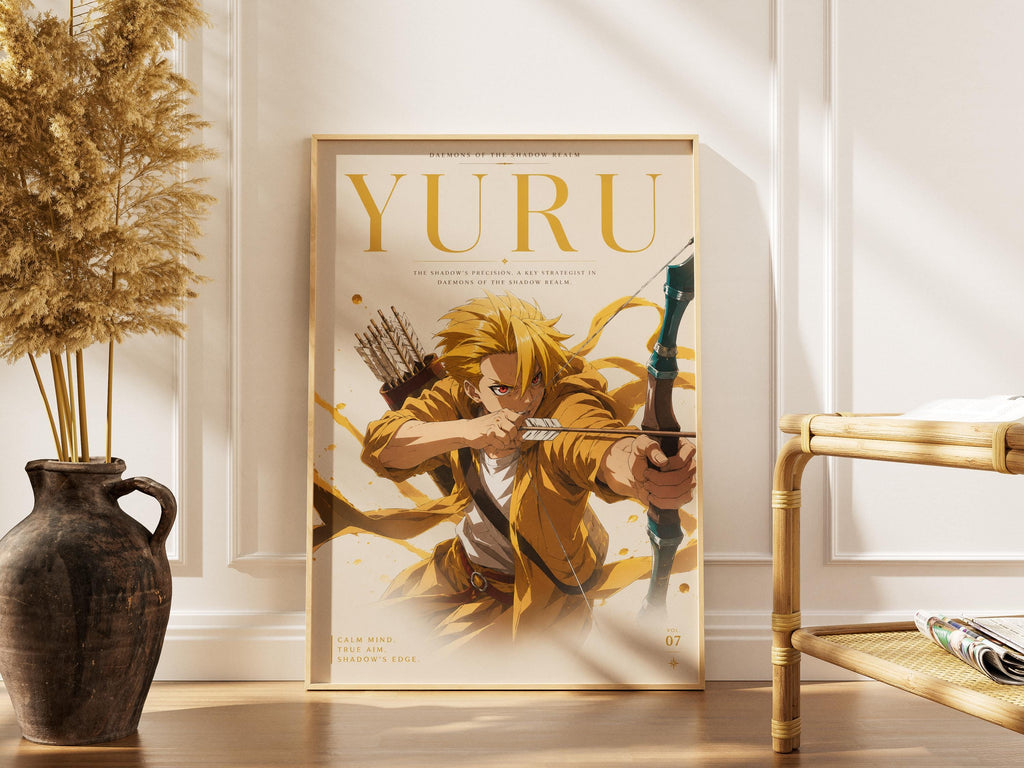 Yuru Daemons Poster – Shadow Realm Art | Dark Fantasy Anime Wall Decor Print