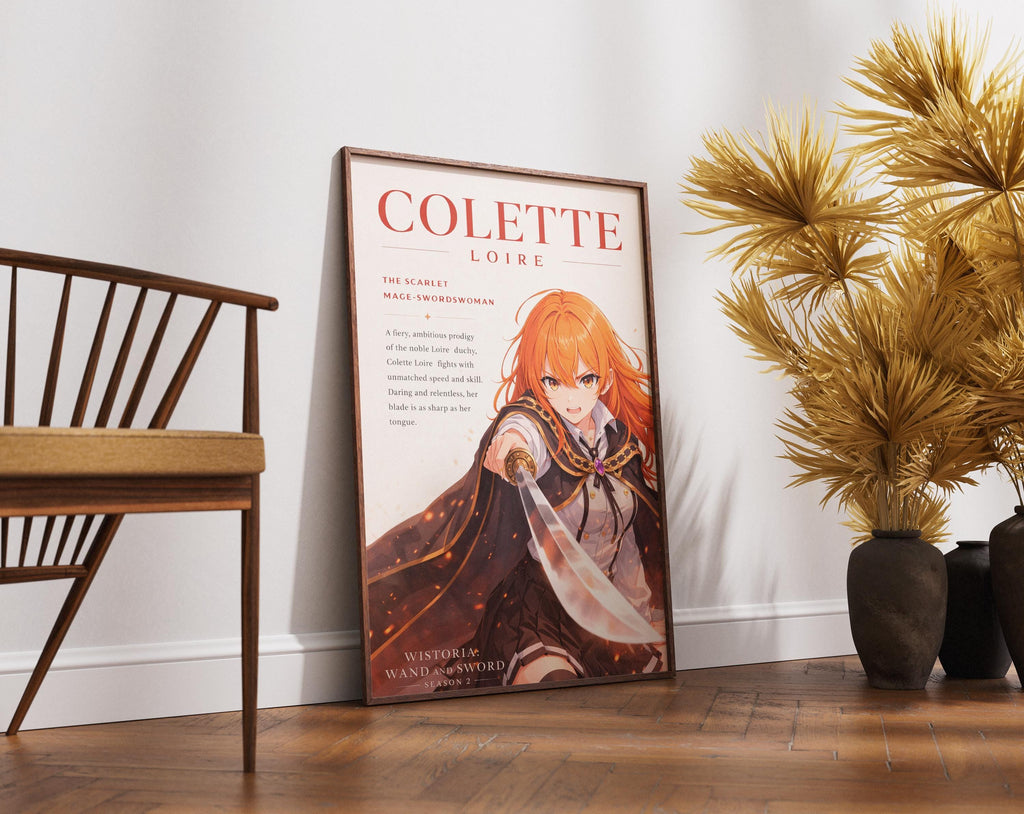 Colette Loire Anime Poster - Wistoria Season 2 Fantasy Print | Premium Matte Wall Art