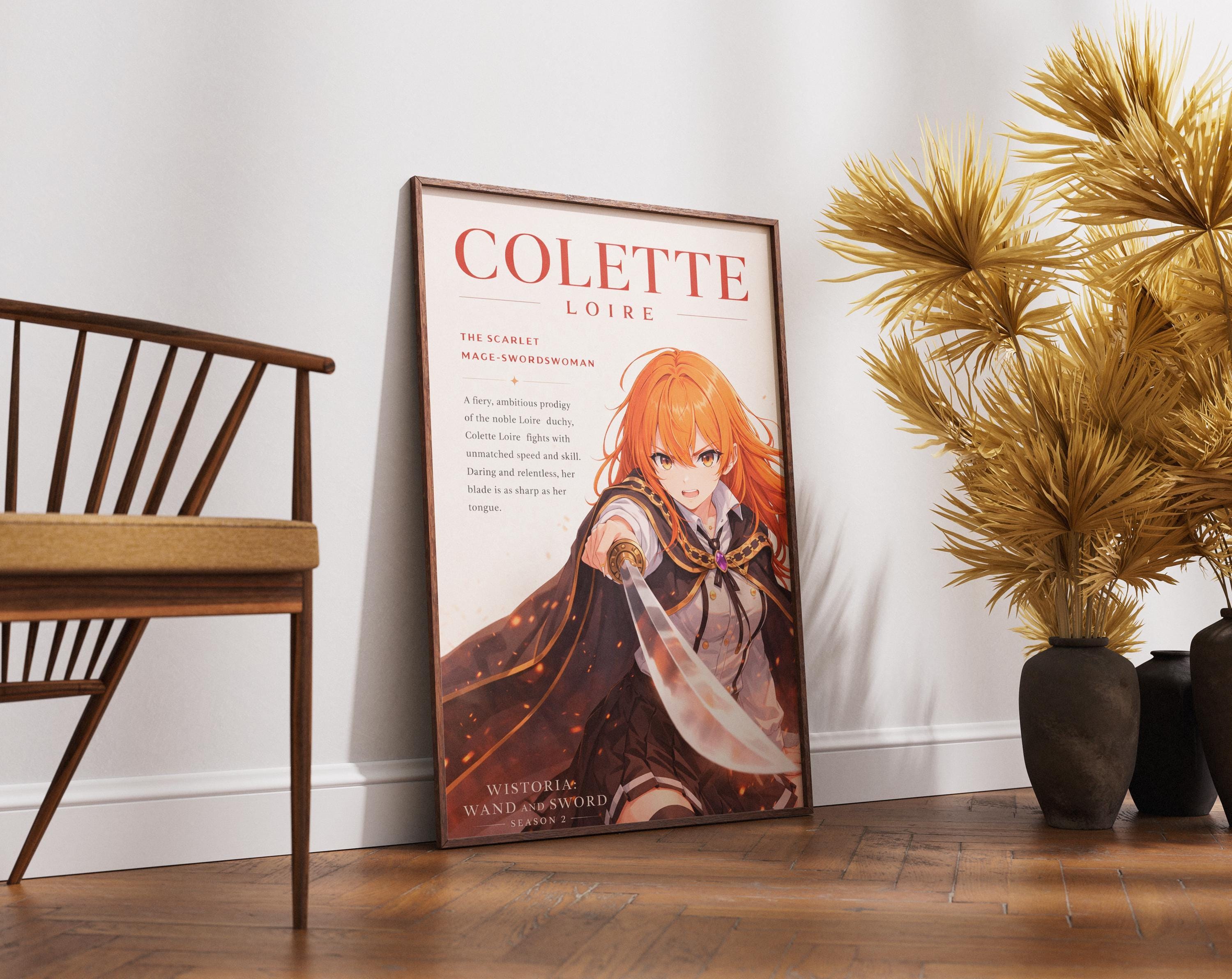Colette Loire Anime Poster - Wistoria Season 2 Fantasy Print | Premium Matte Wall Art