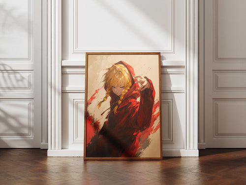 Anime Poster - Gabby Daemons Shadow Realm Art | Magic Wand & Sword Print