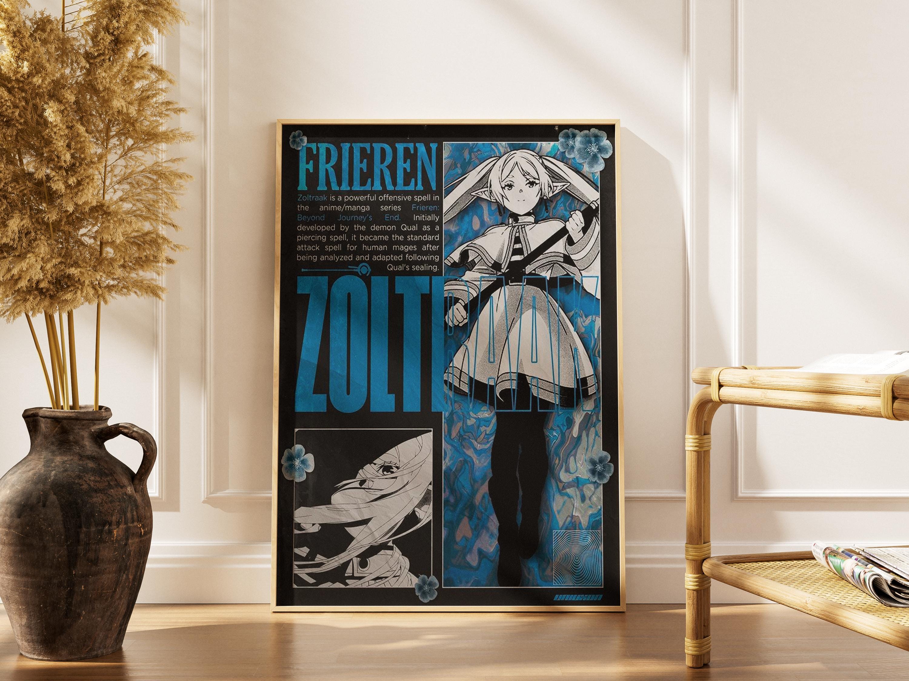 Frieren Anime Poster – Matte Print Poster | Subtle Fantasy Art & Wall Decor