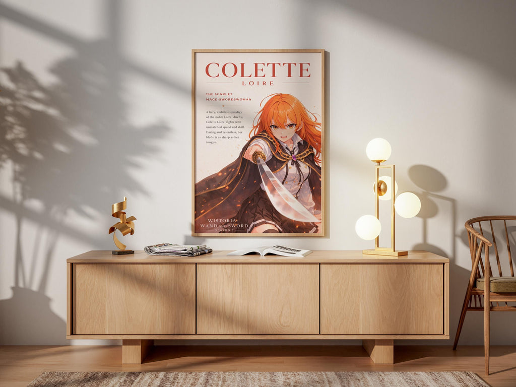 Wistoria Anime Poster – Colette Loire Print | Season 2 Anime Wall Art Decor