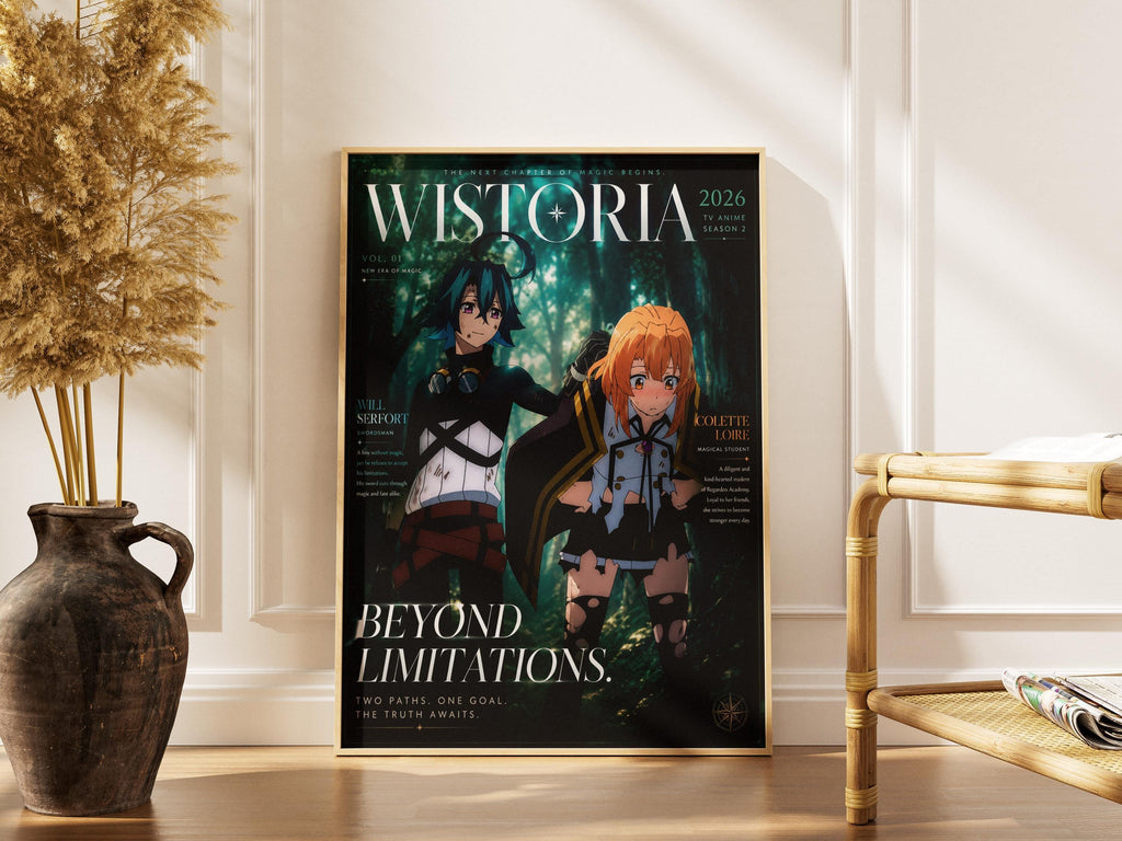 Wistoria Anime Poster – Will Serfort & Colette Loire | Season 2 Art Print on Premium Matte Paper