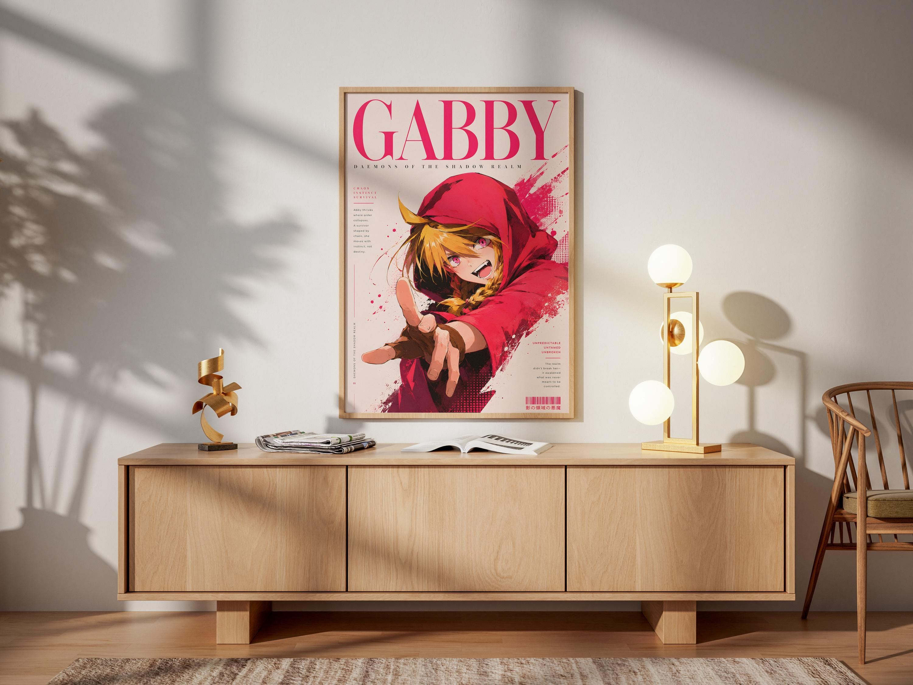 Gabby Anime Poster – Dark Fantasy Art Print | Yomi no Tsugai Collector Poster