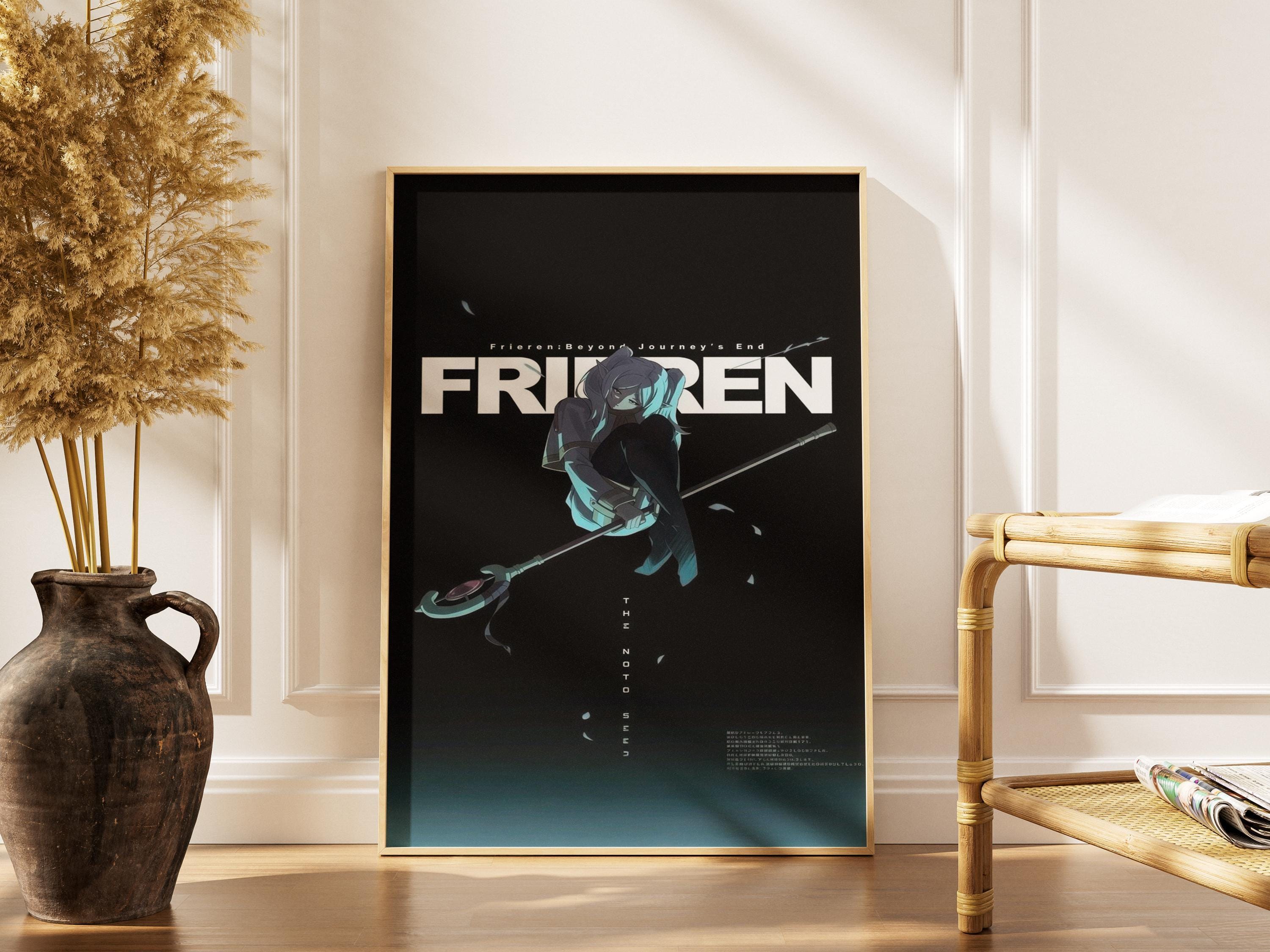Sousou No Frieren Poster – Elf Mage Artwork | Premium Matte Anime Wall Art Print