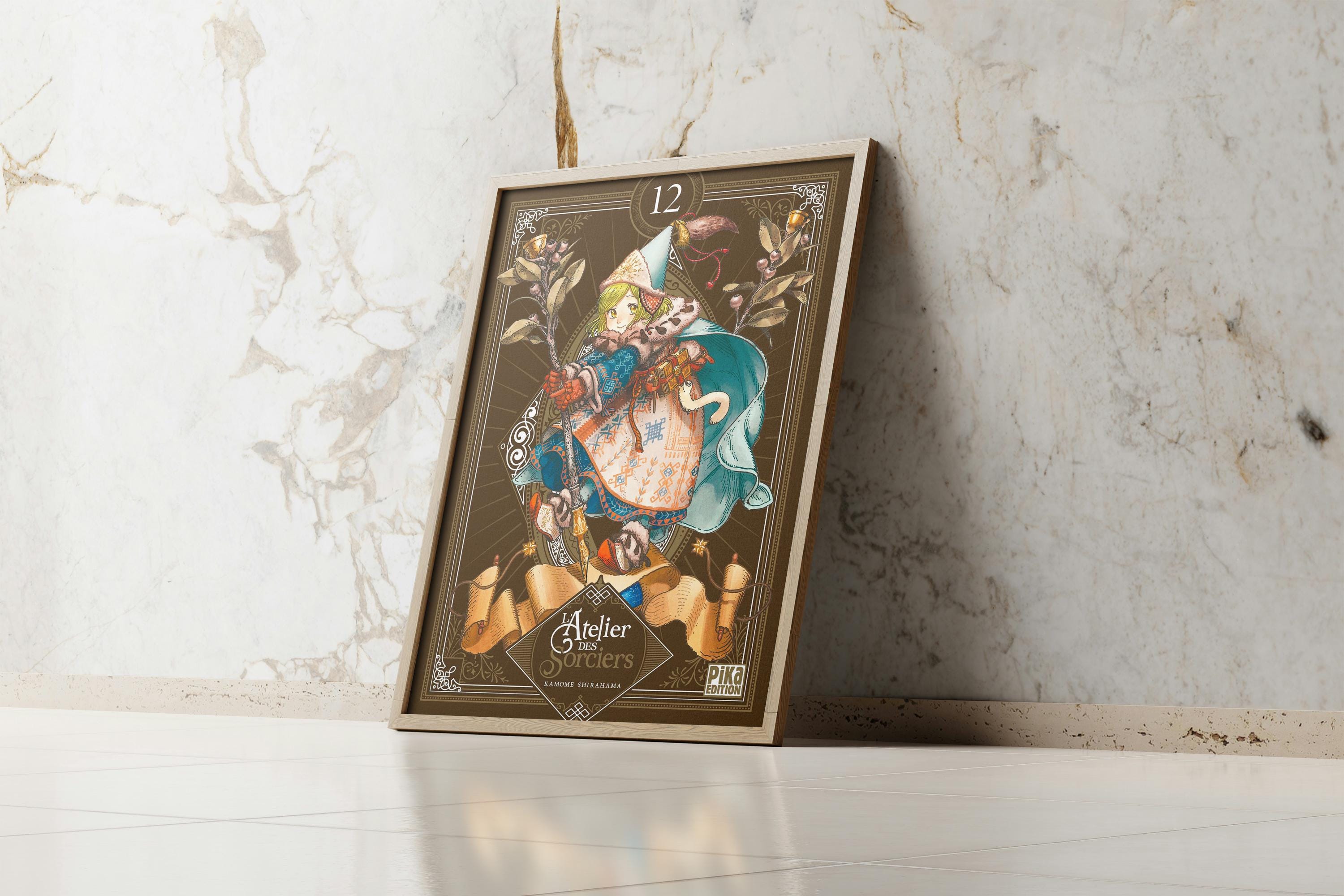 Witch Hat Atelier Poster – Fantasy Anime Wall Art Featuring Coco & Qifrey