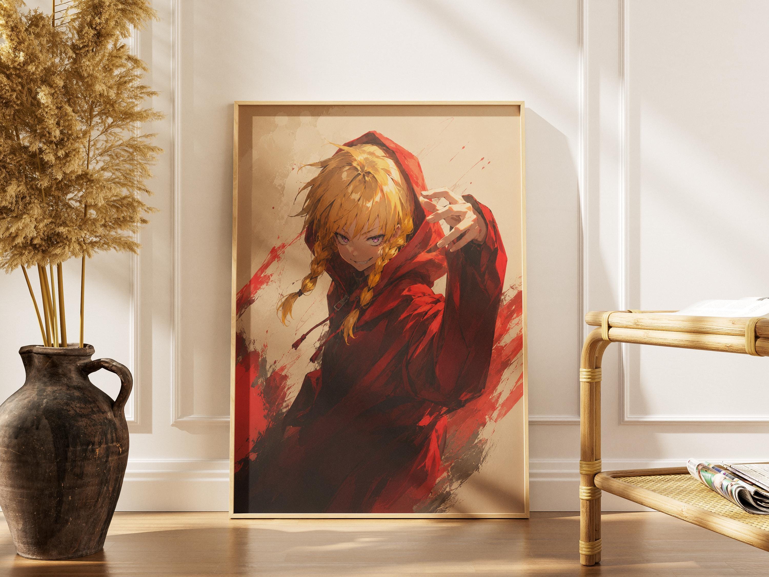Anime Poster - Gabby Daemons Shadow Realm Art | Magic Wand & Sword Print