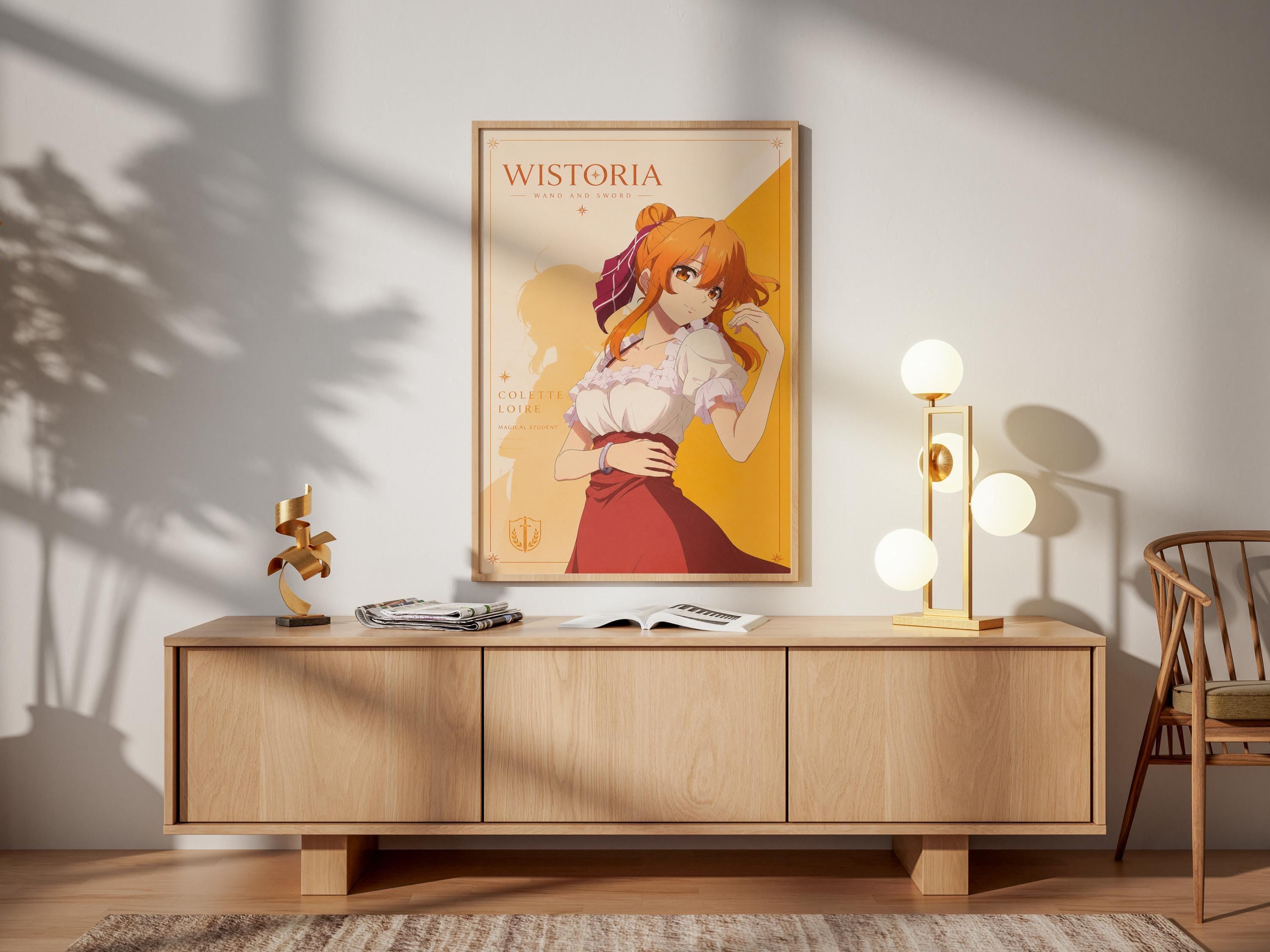 Colette Loire Poster - Wistoria Wall Art | Wand and Sword Anime Print Set