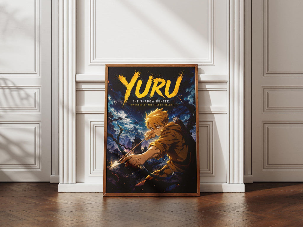Yuru Daemons Poster – Shadow Realm Art | Dark Fantasy Anime Wall Decor Print
