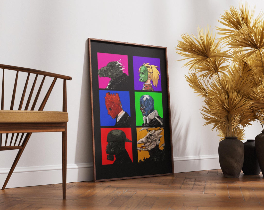 Dorohedoro Season 2 Poster – Anime Wall Art Featuring Caiman Nikaido & Ebisu Grid