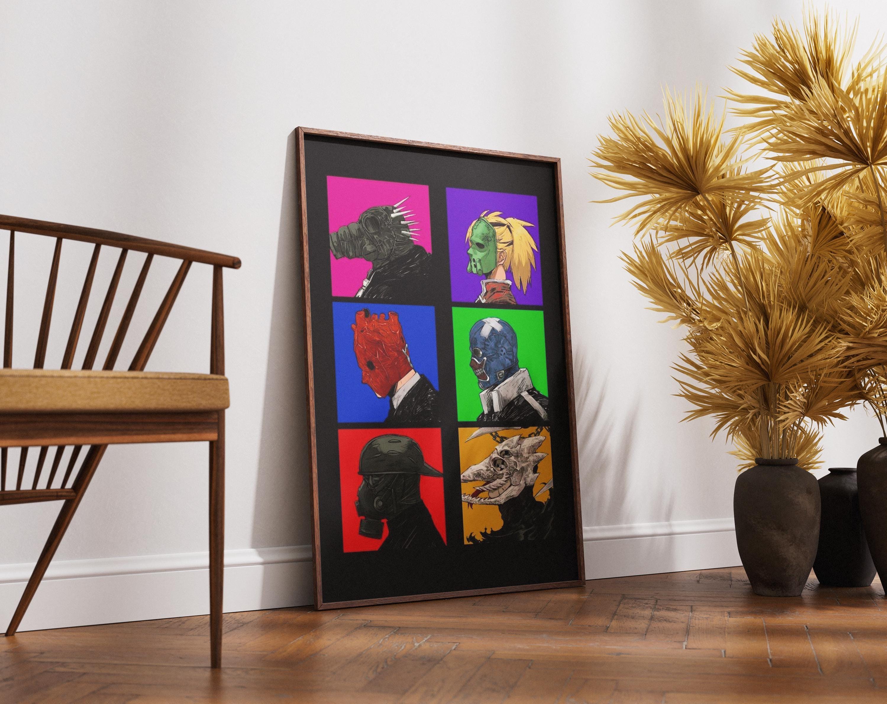 Dorohedoro Season 2 Poster – Anime Wall Art Featuring Caiman Nikaido & Ebisu Grid
