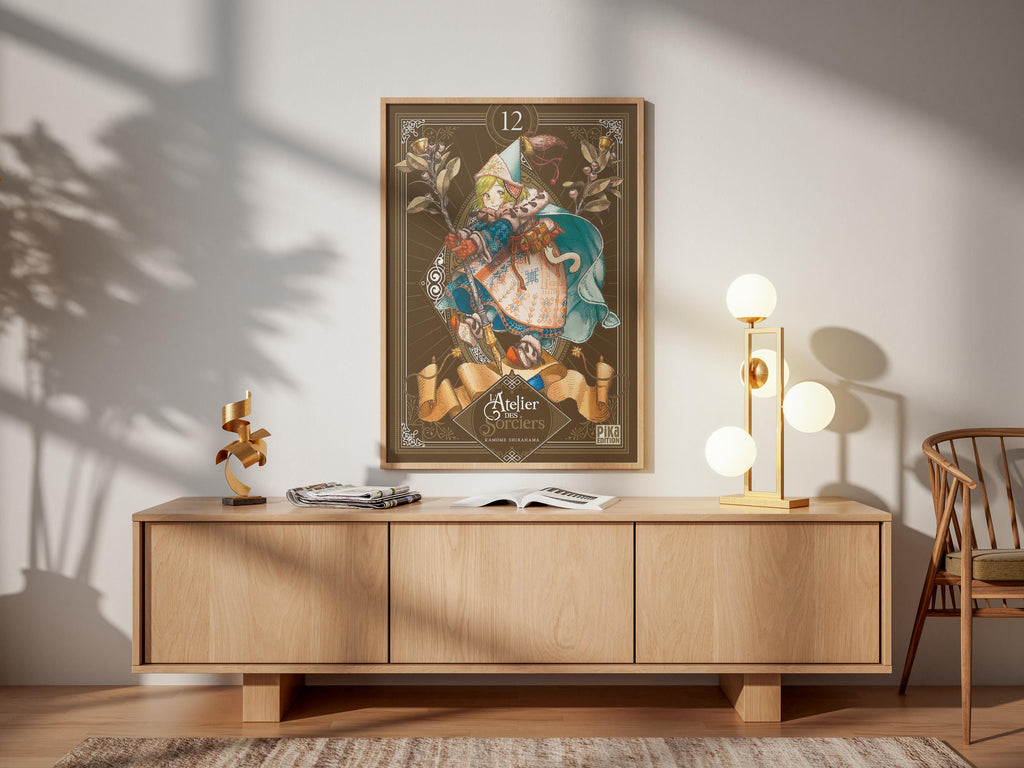 Witch Hat Atelier Poster – Fantasy Anime Wall Art Featuring Coco & Qifrey