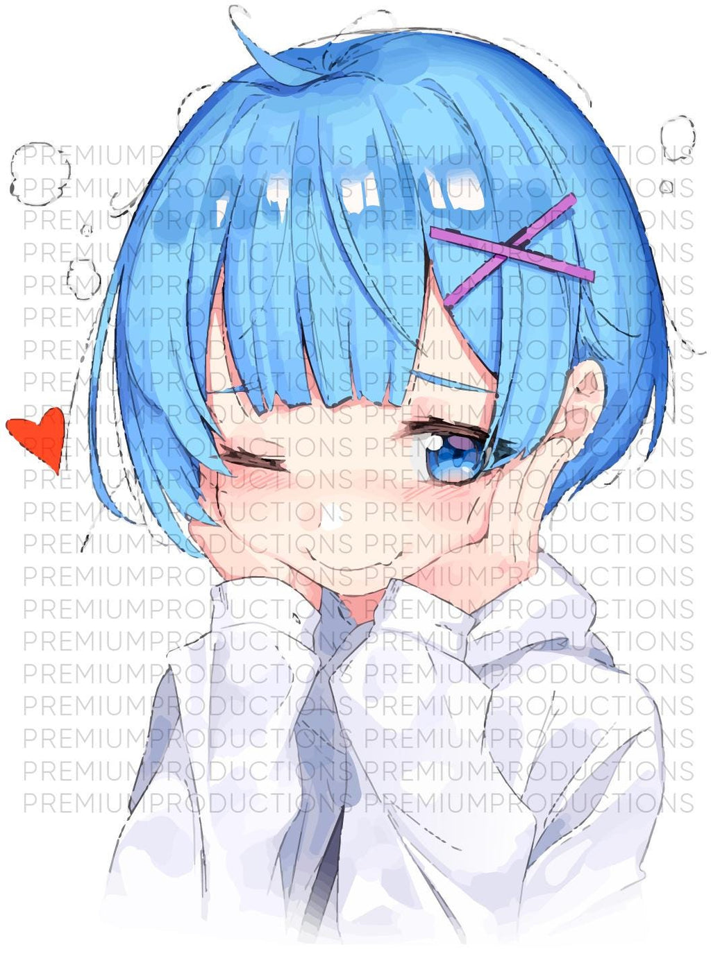 Paquete de archivos SVG de Re:Zero: Rem, Emilia, Ram, Beatrice / Anime Starting Life in Another World