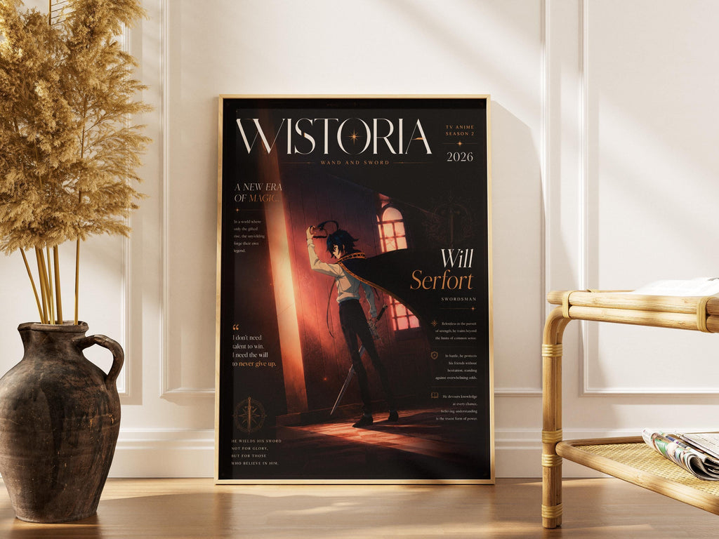 Wistoria Will Serfort Poster - Premium Anime Wall Art | Season 2 Collectible Print