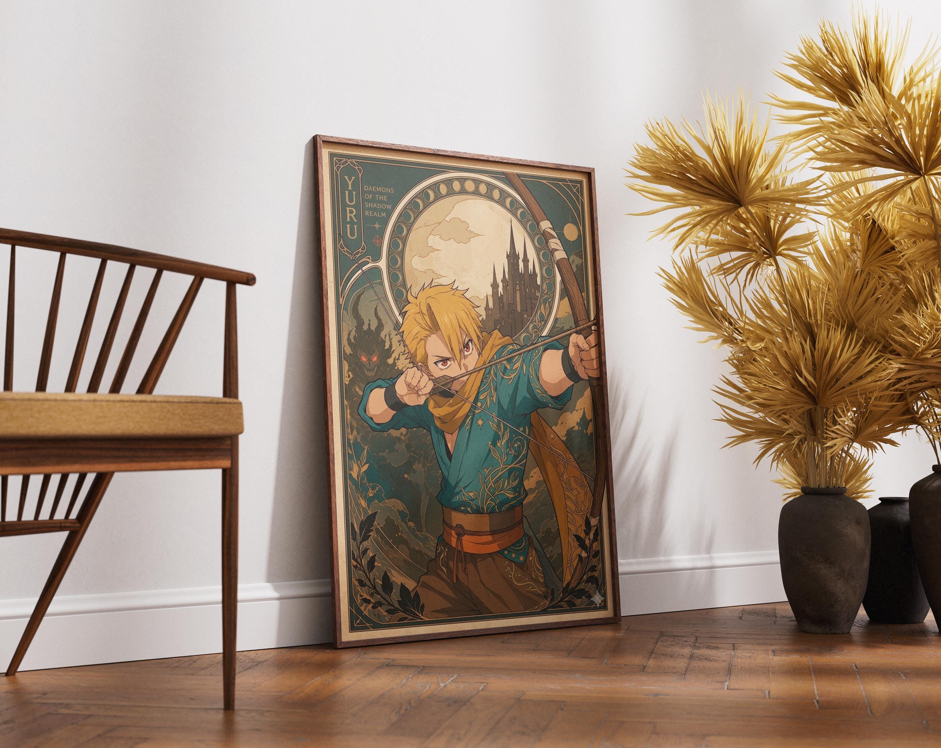 Yuru Anime Poster – Dark Fantasy Matte Paper Art Print | Yomi No Tsugai Wall Decor