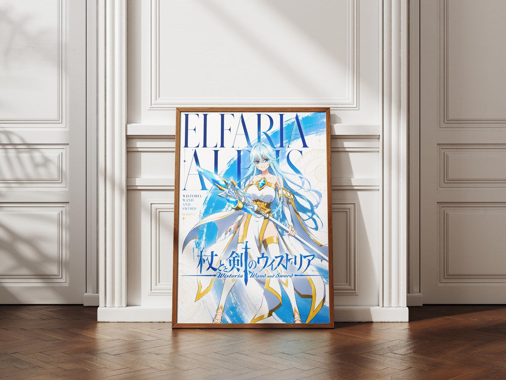 Wistoria Wand Poster – Elfaria Albis Artwork | Sword And Wand Print Matte Finish