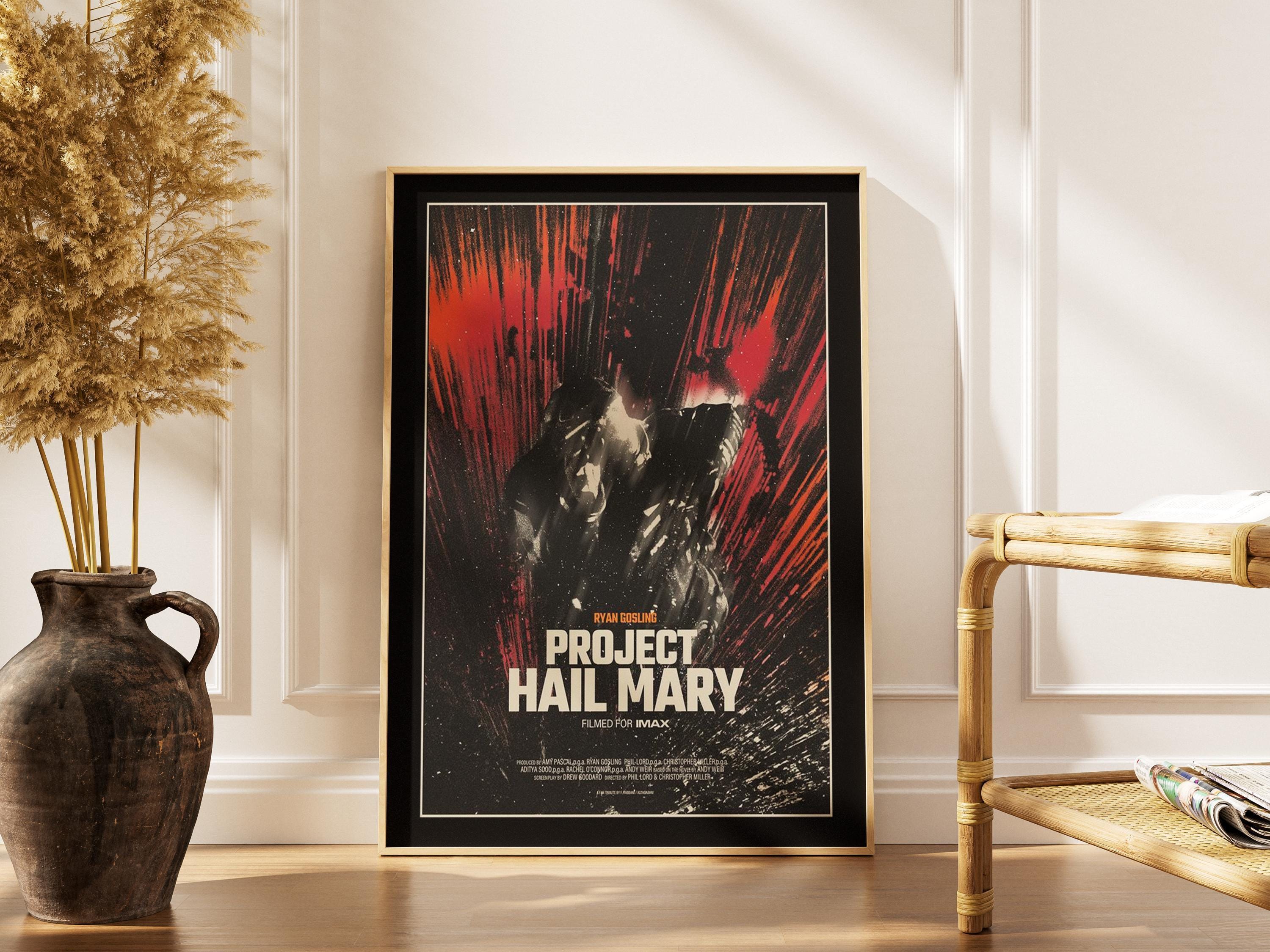 Project Hail Mary Poster – Ryan Gosling Sci Fi Movie Print on Premium Matte Paper