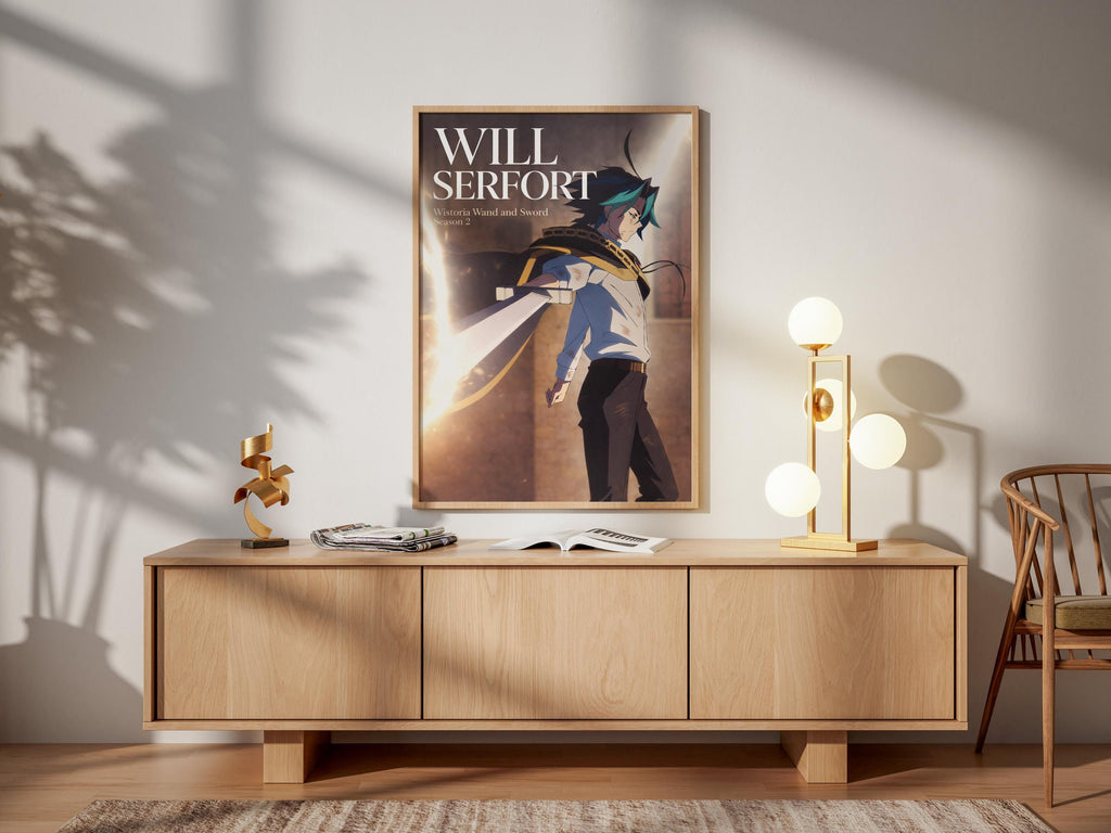 Wistoria Wand and Sword Mystic Anime Poster - Vibrant Color Fantasy Wall Art
