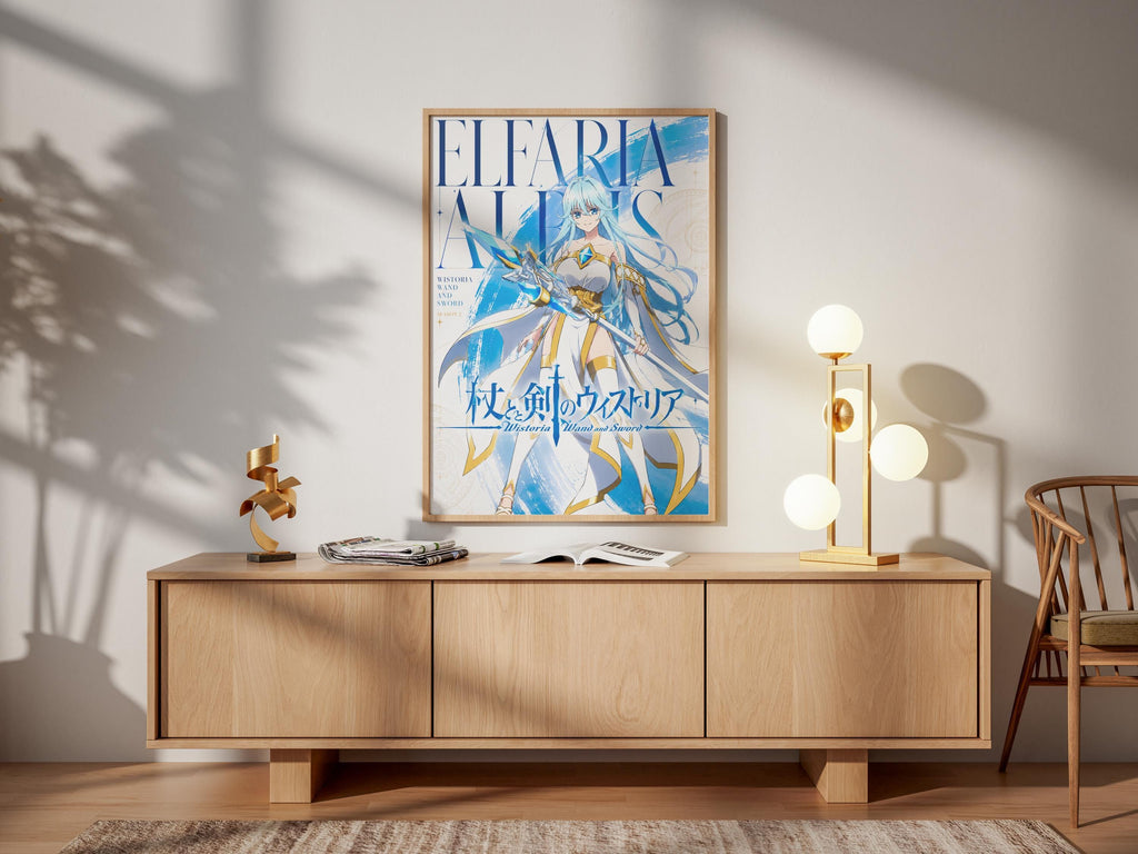 Wistoria Wand Poster – Elfaria Albis Artwork | Sword And Wand Print Matte Finish