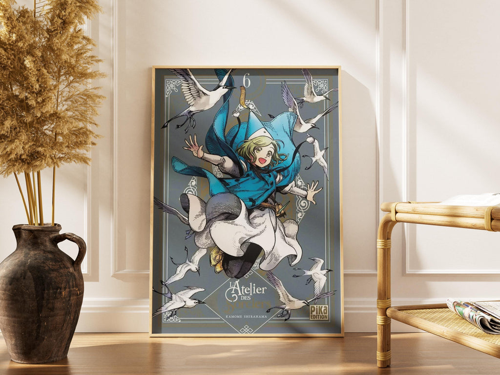 Witch Hat Atelier Poster – Fantasy Anime Wall Print | Magical Spell Casting Art