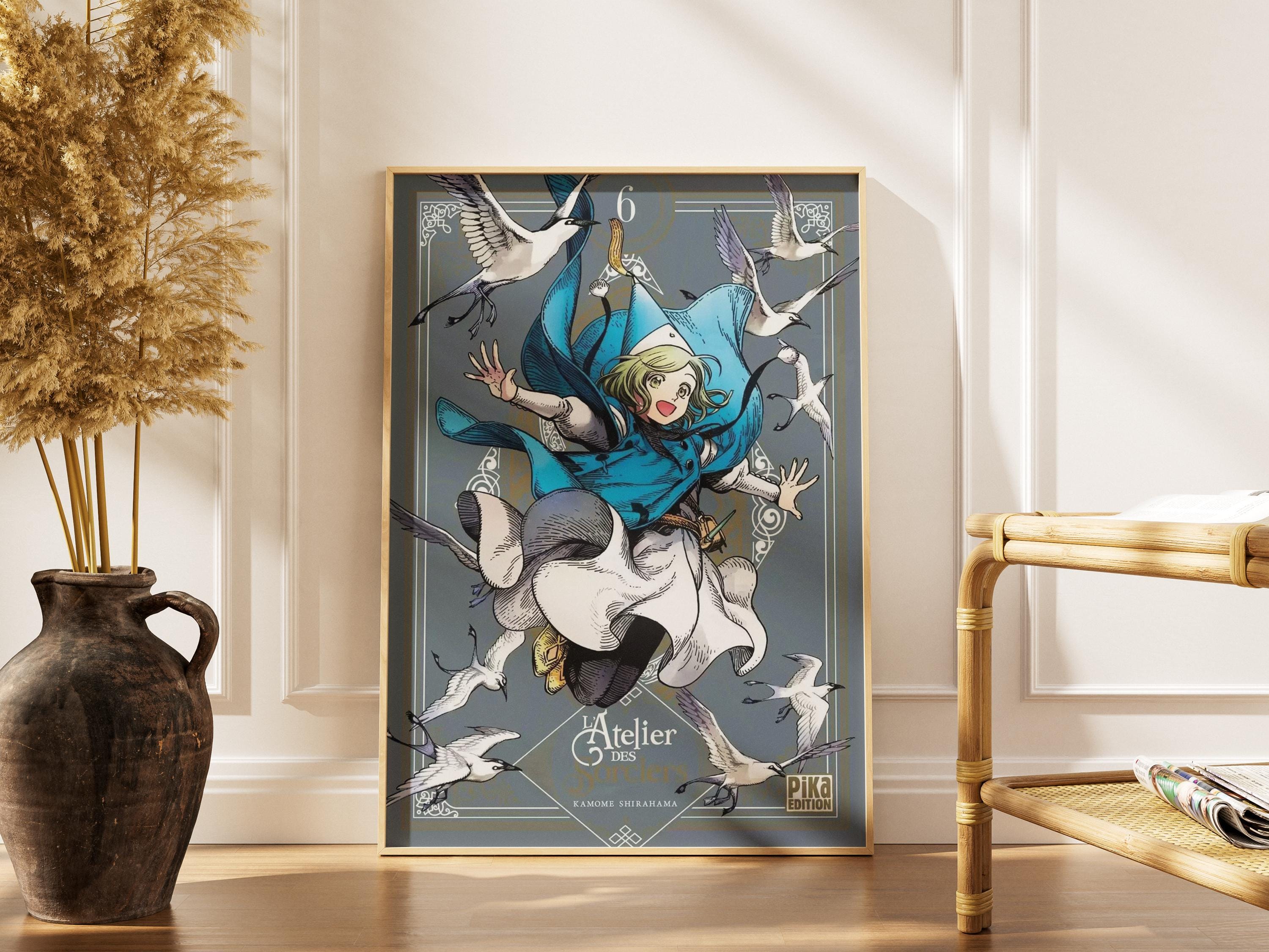 Witch Hat Atelier Poster – Fantasy Anime Wall Print | Magical Spell Casting Art